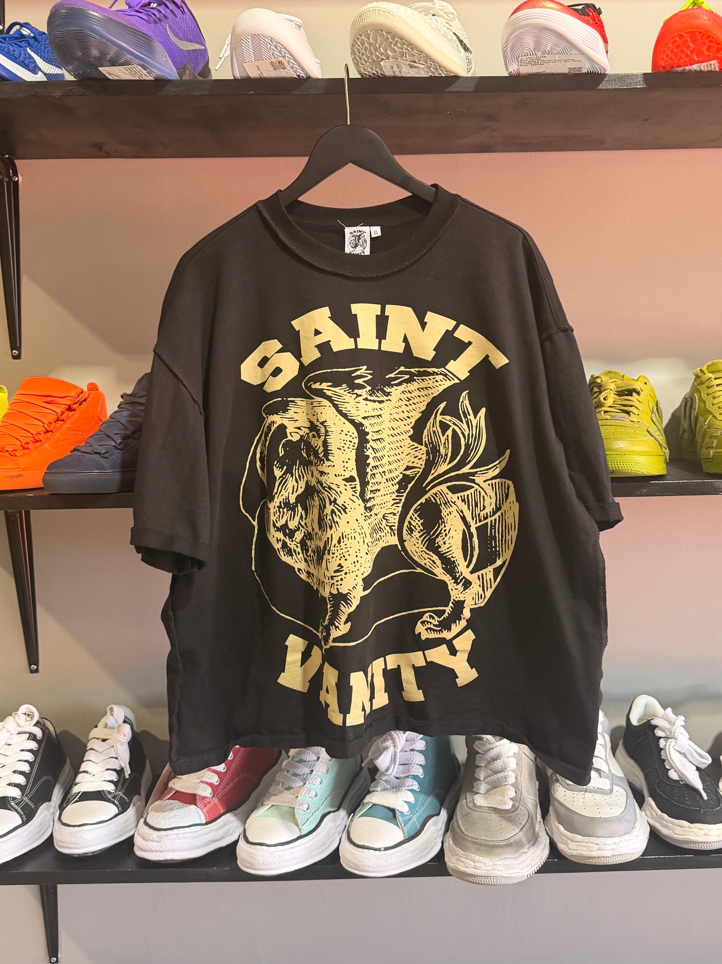 Saint vanity griffin tee black/cream xl