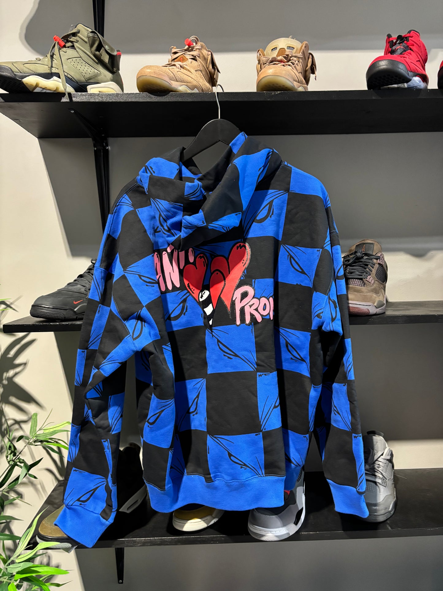 MATTY BOY ANTI PROMO 99 EYES LAS VEGAS HOODIE BLUE