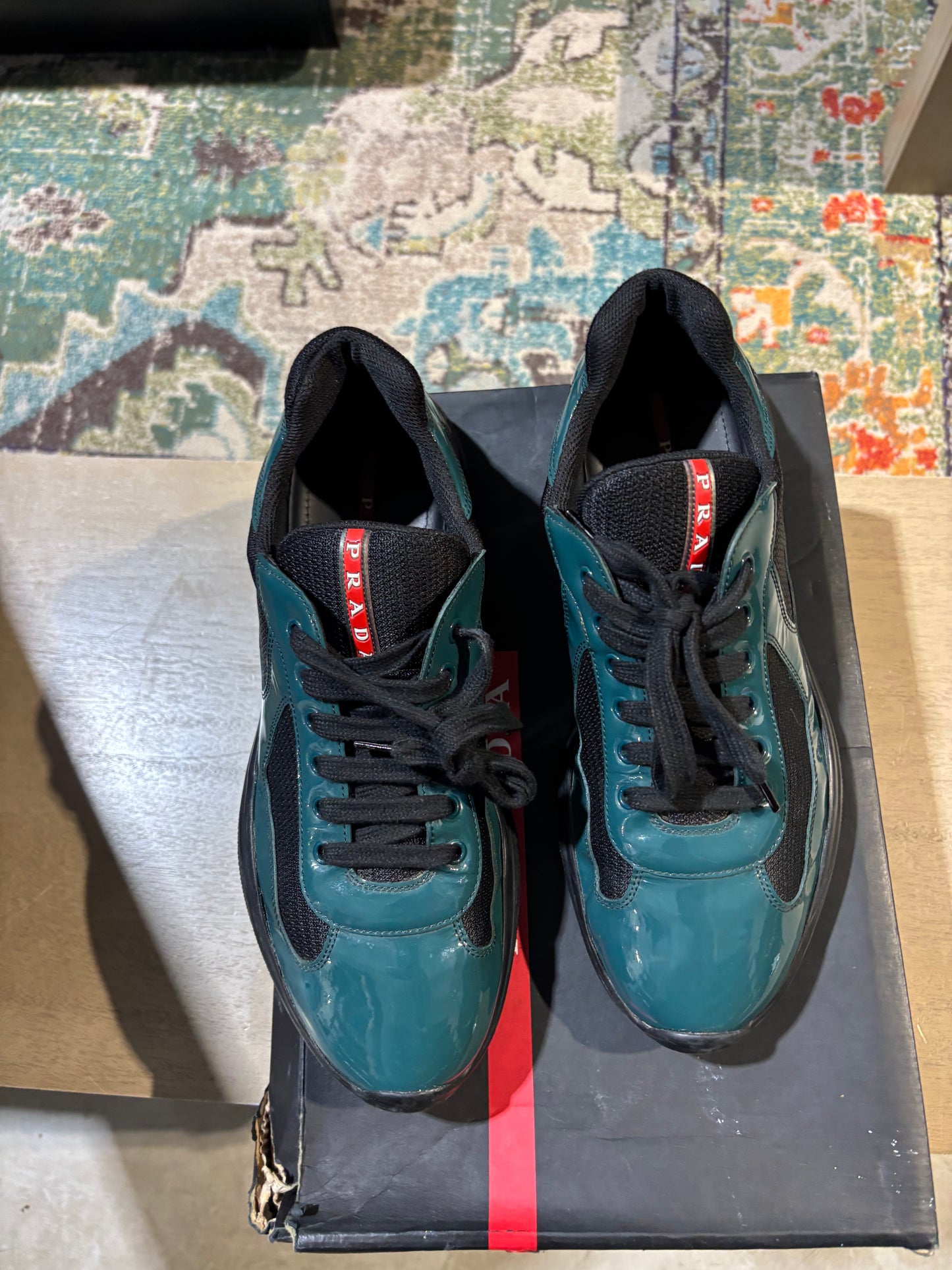 Prada Cup Dark Green/Black