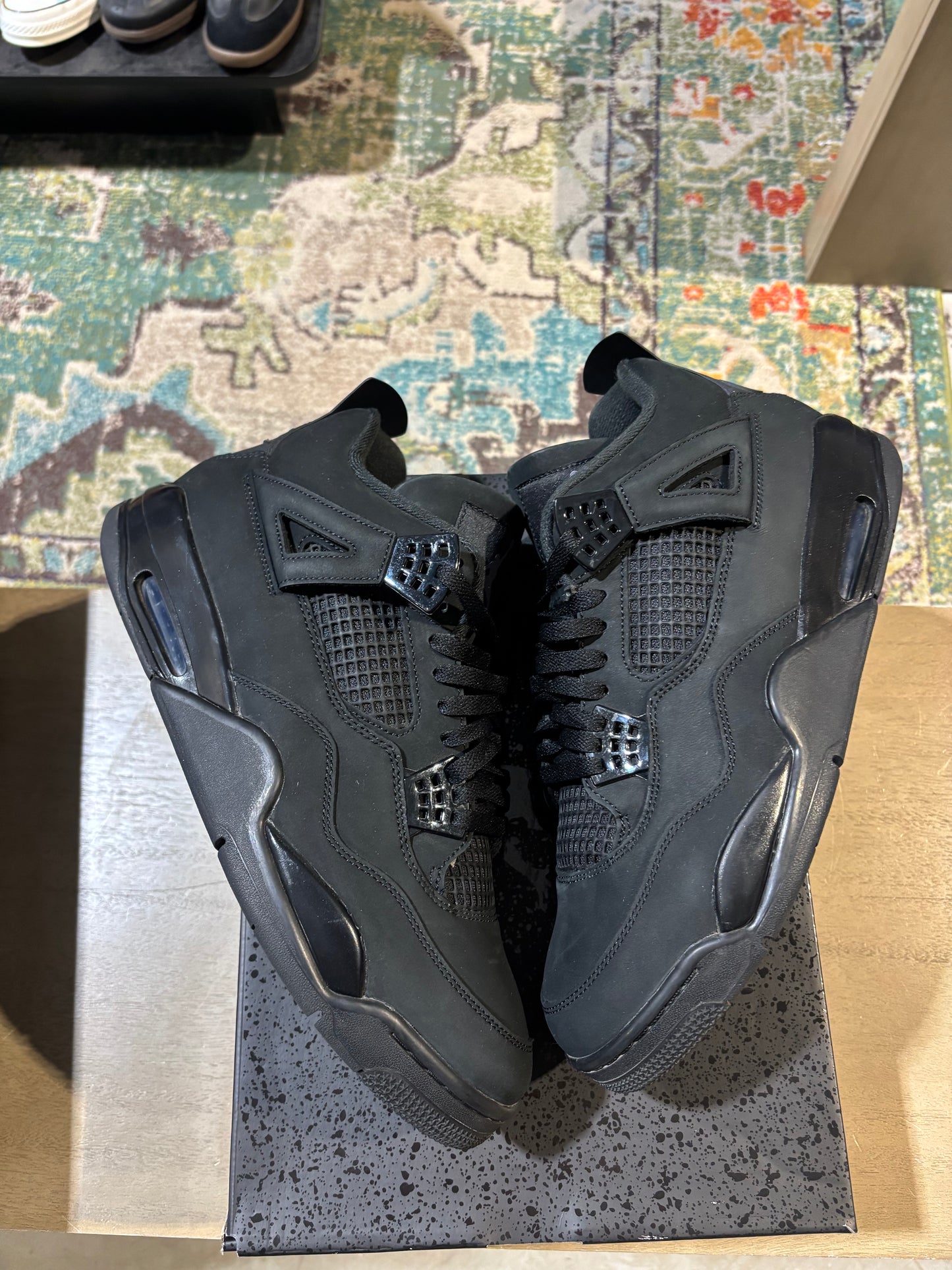 Jordan 4 Black Cat Used Sz 13