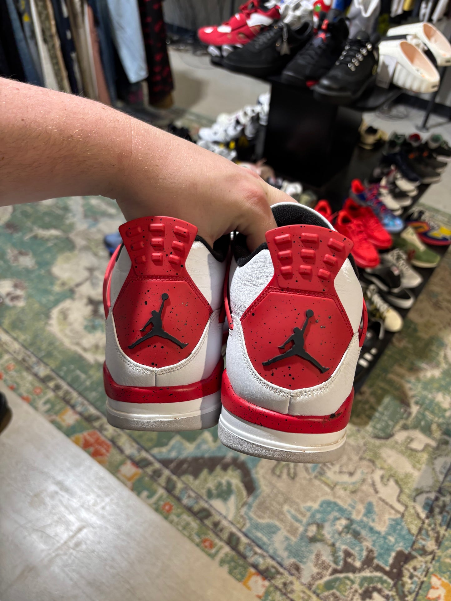 Jordan 4 Red Cement Used Sz 12 NB