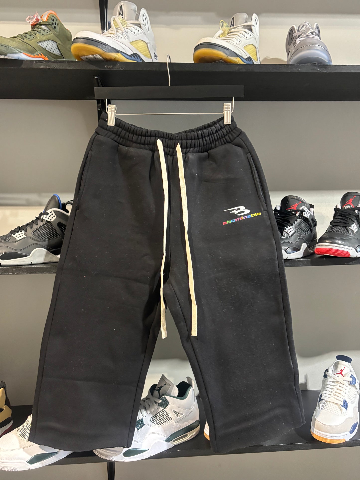 Abominable B Logo Black multi color shorts