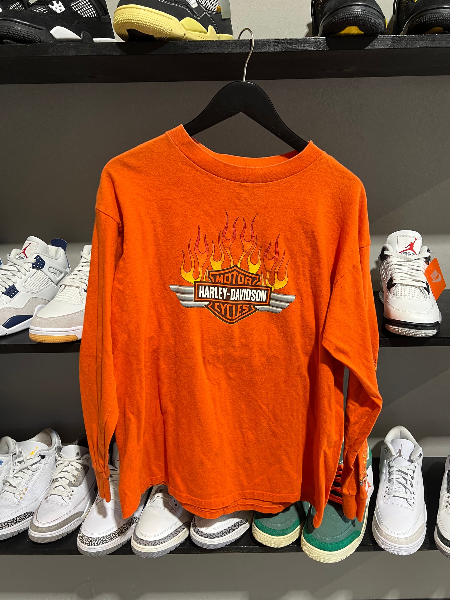 Vintage orange Harley Nashville L/S 99