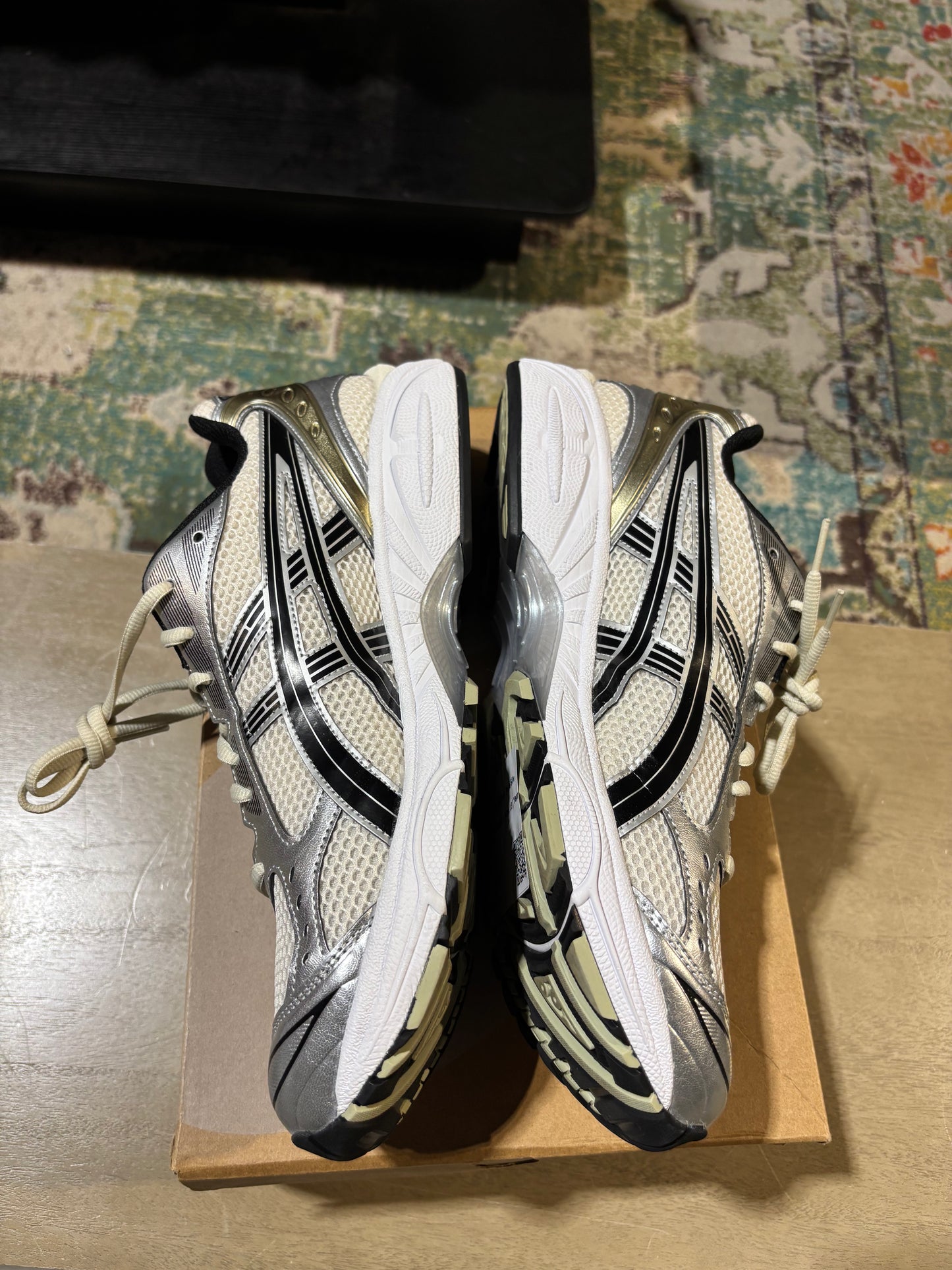 Asics Gel Kayano 14 Birch Pure Silver Used Sz 13