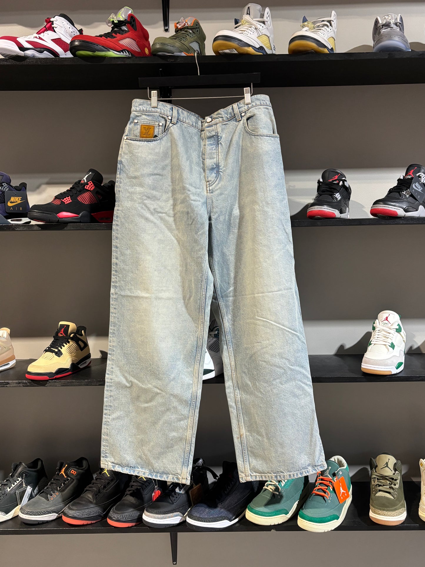 Louis Vuitton Wide Leg Denim Jeans