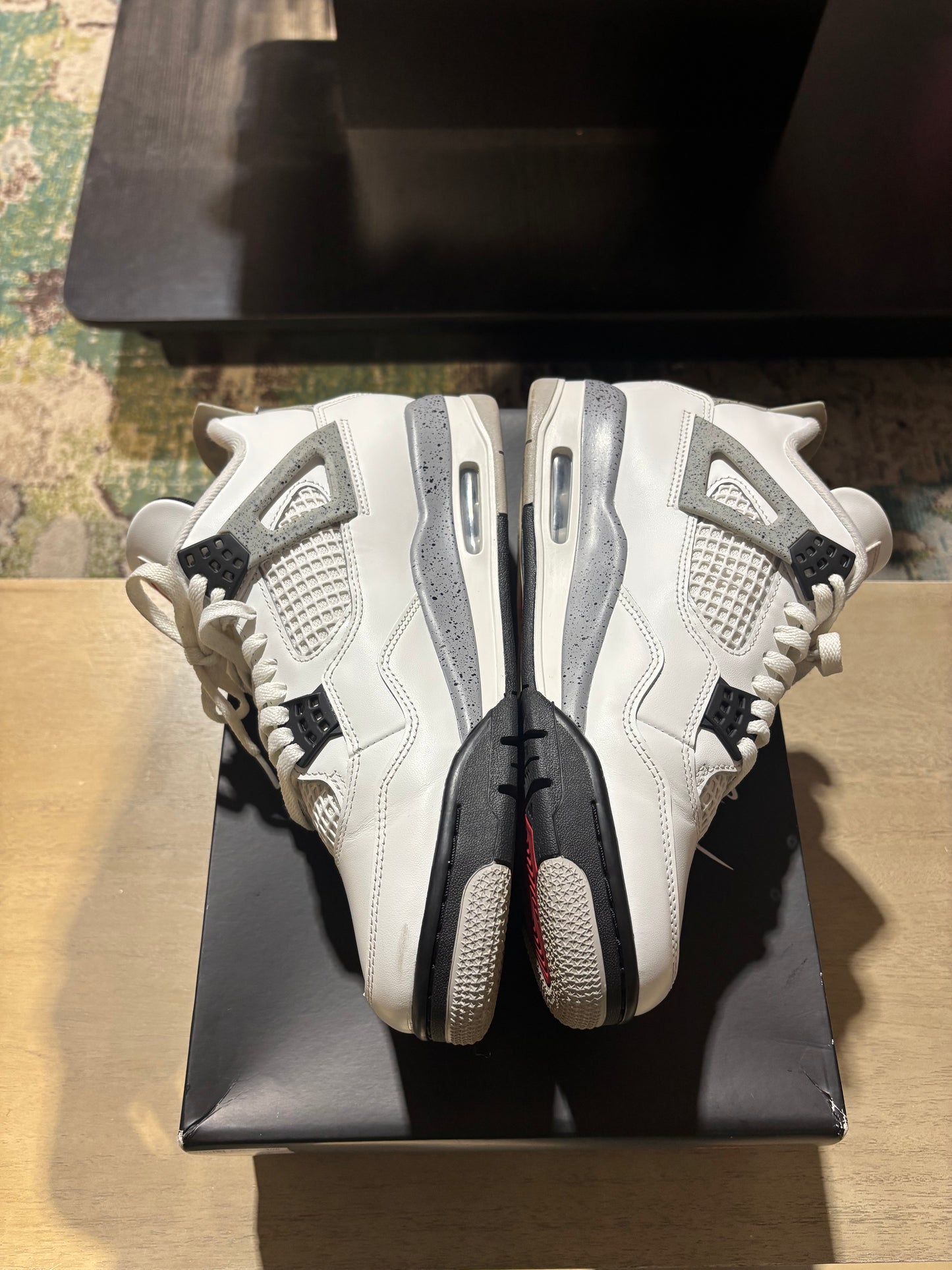 Jordan 4 White Cement Used Sz 9.5