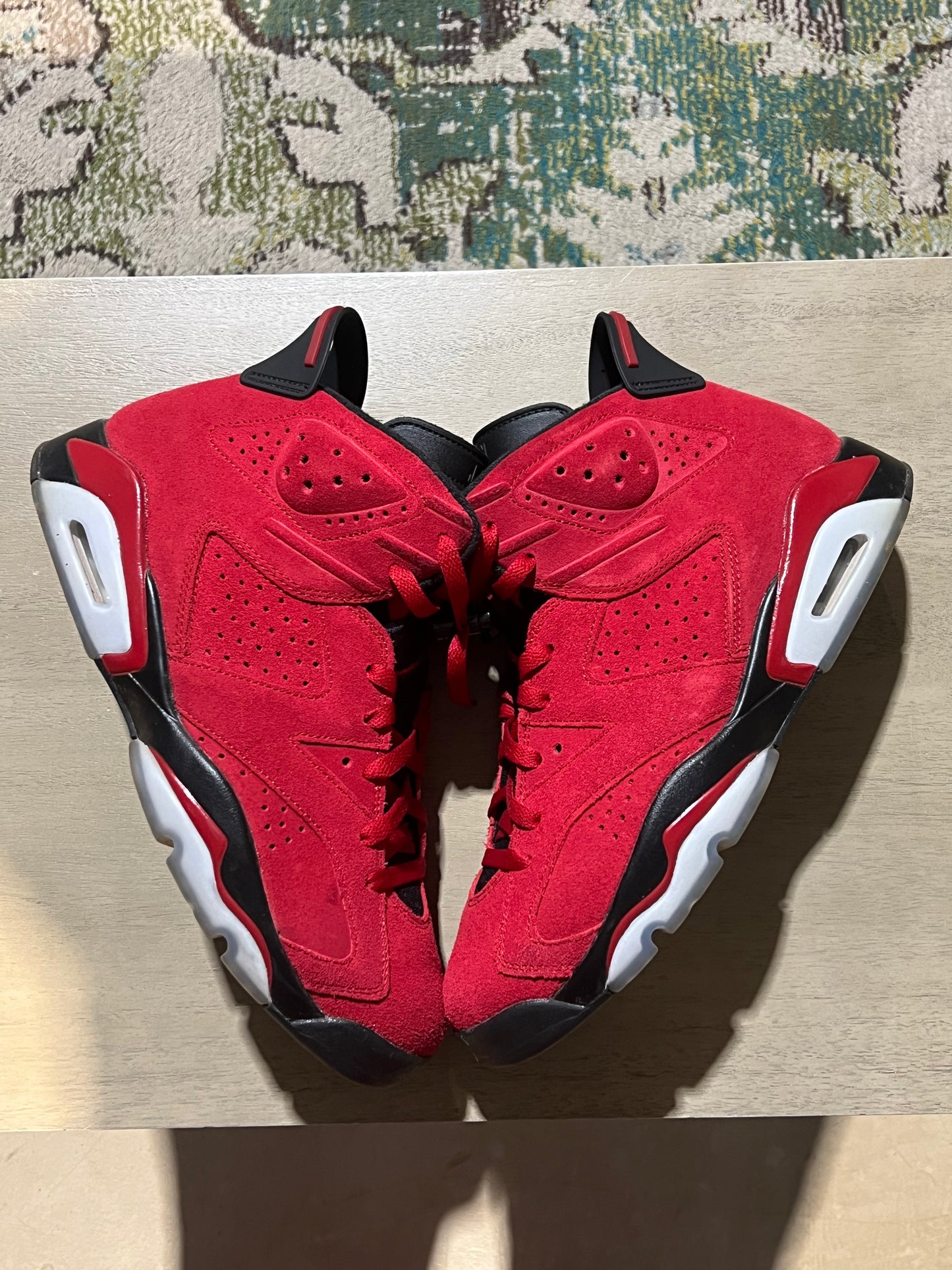 AIR JORDAN 6 TORO BRAVO used sz 10