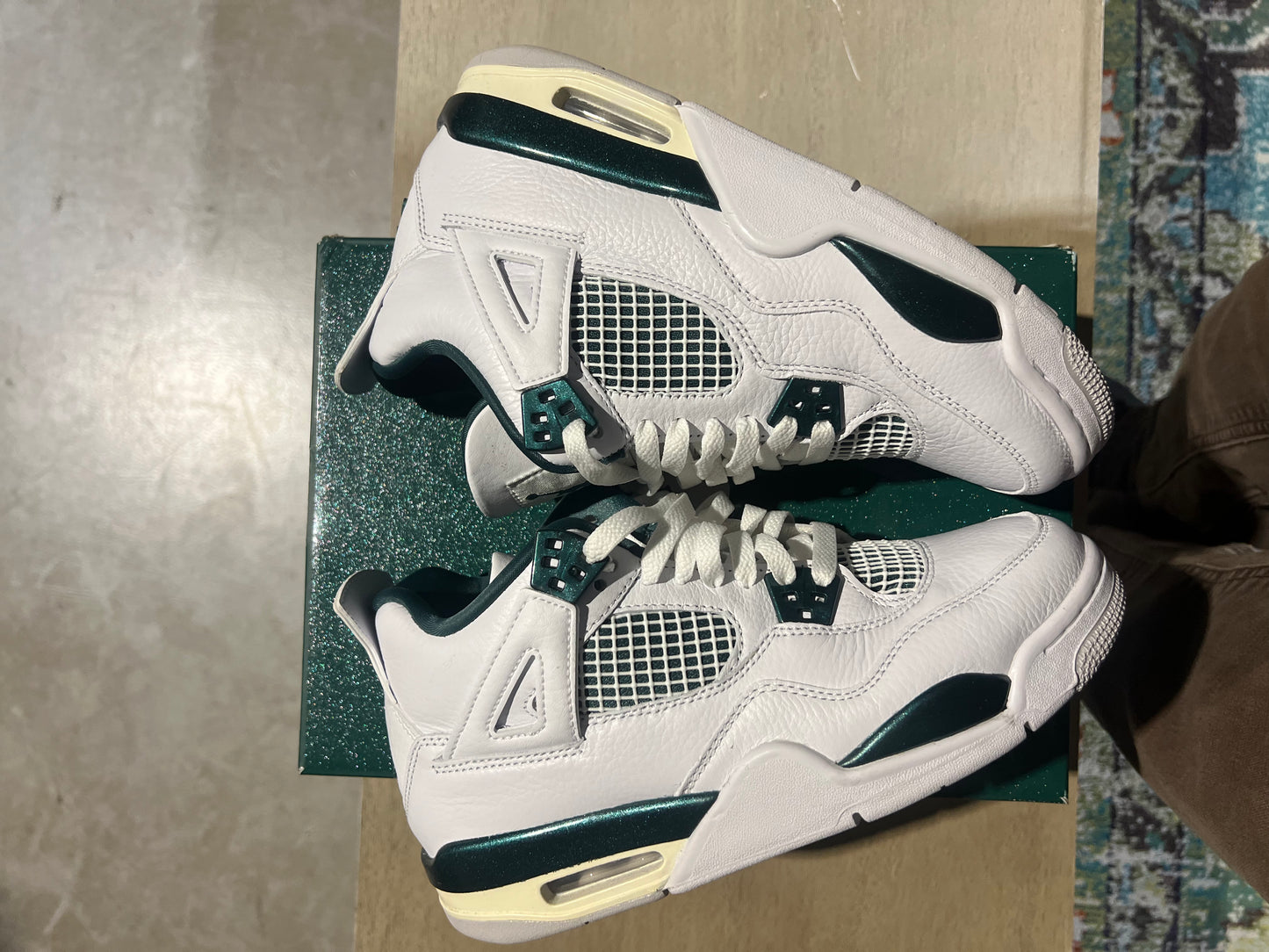 Jordan 4 oxidized green gs sz 6.5Y Used