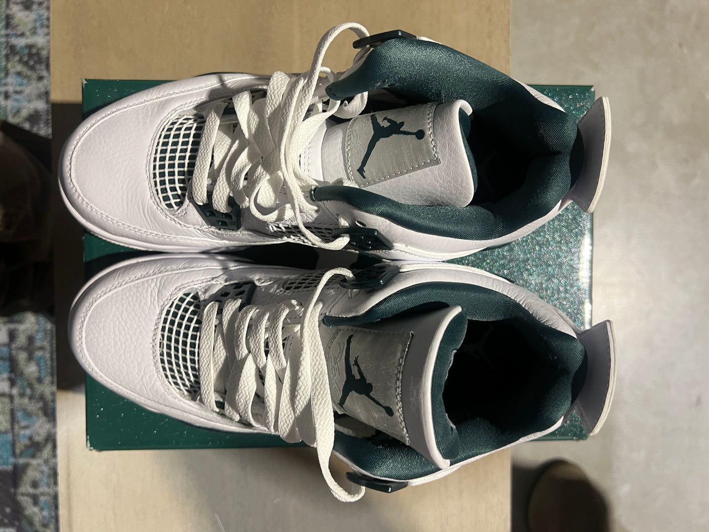 Jordan 4 oxidized green gs sz 6.5Y Used