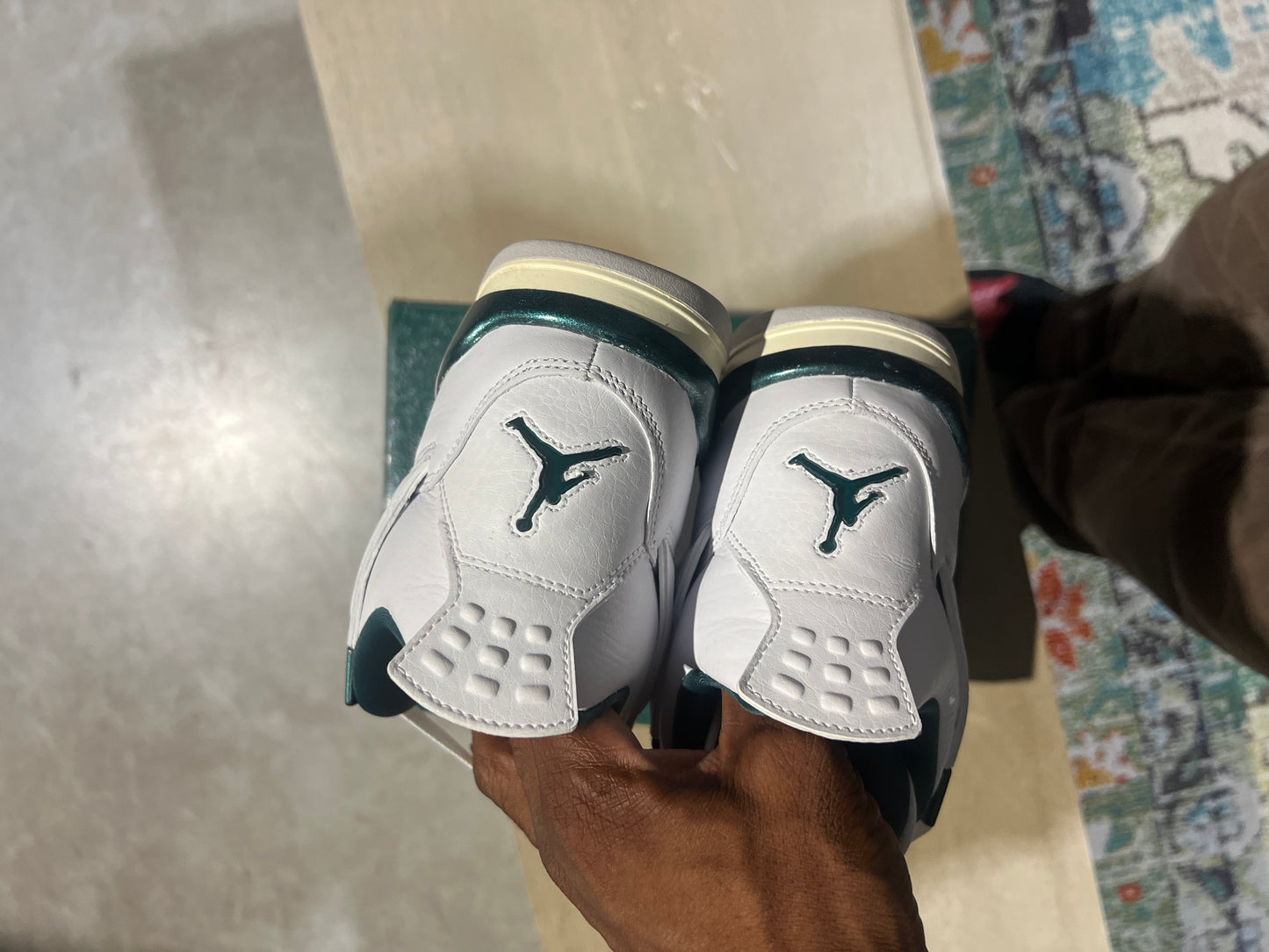 Jordan 4 oxidized green gs sz 6.5Y Used