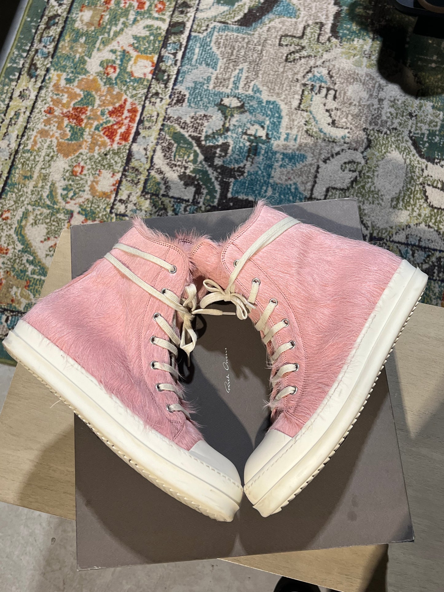 Rick owens pony hair pink