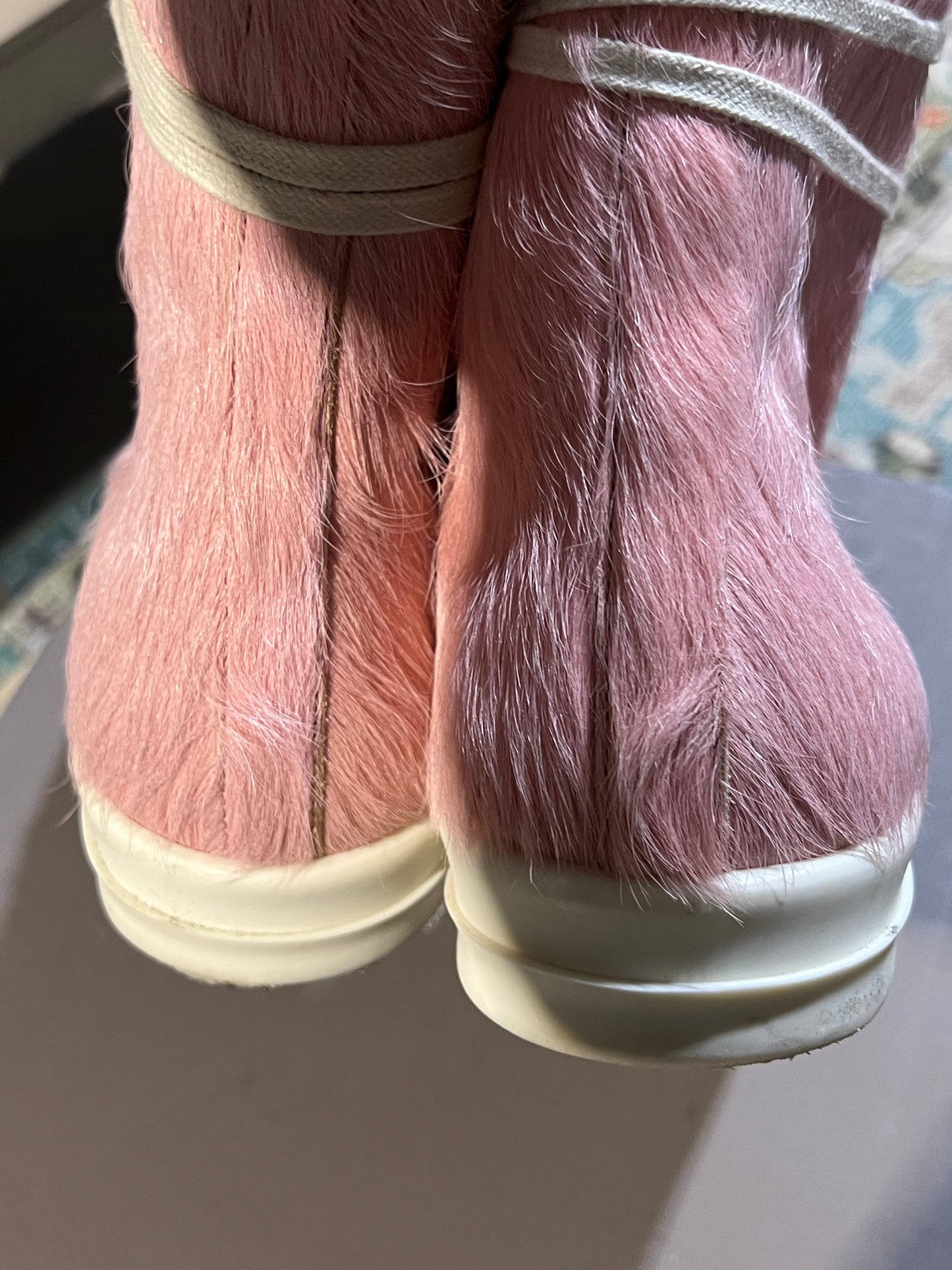 Rick owens pony hair pink