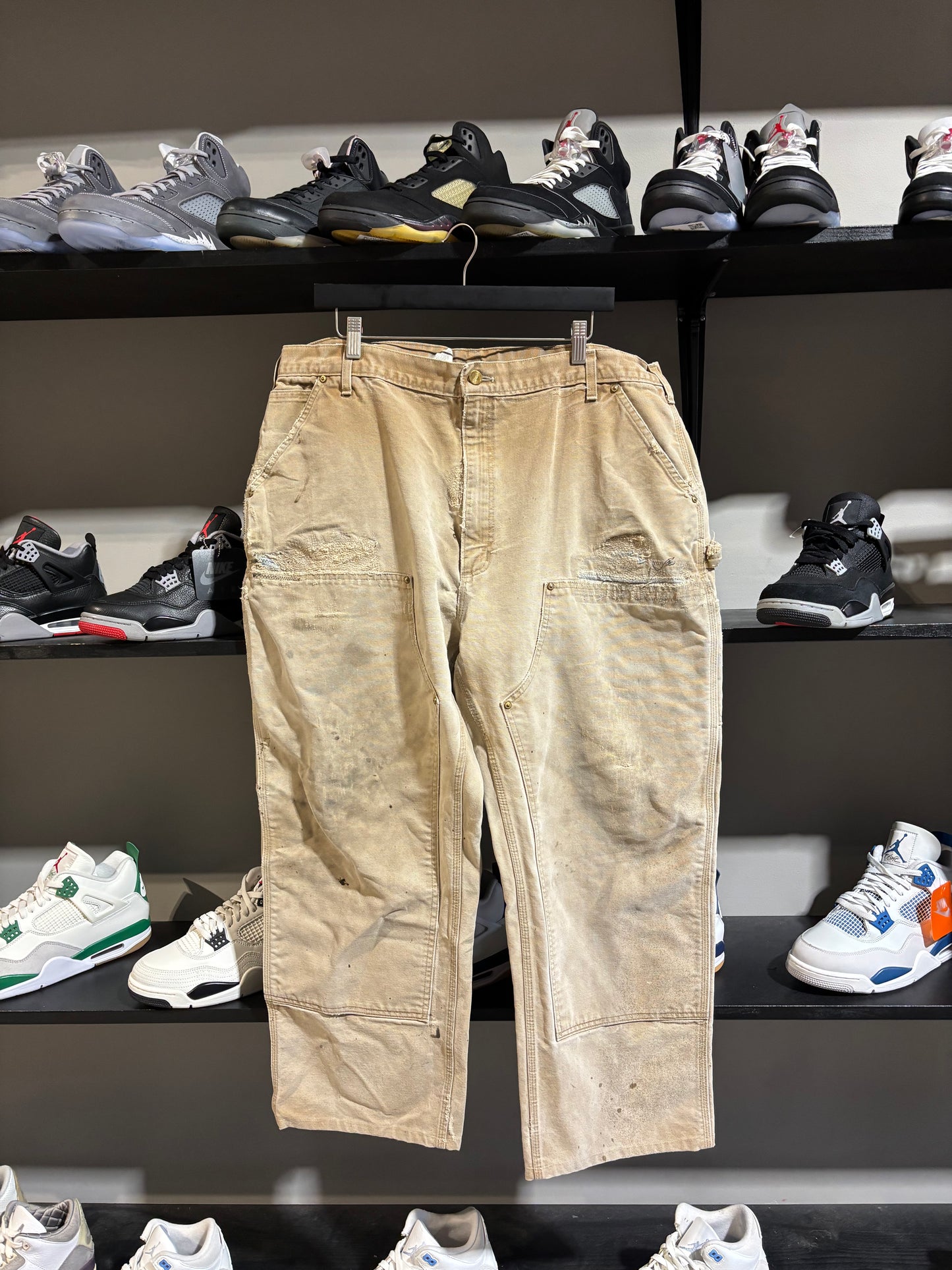 Carhartt Double Knee Light Khaki Pants