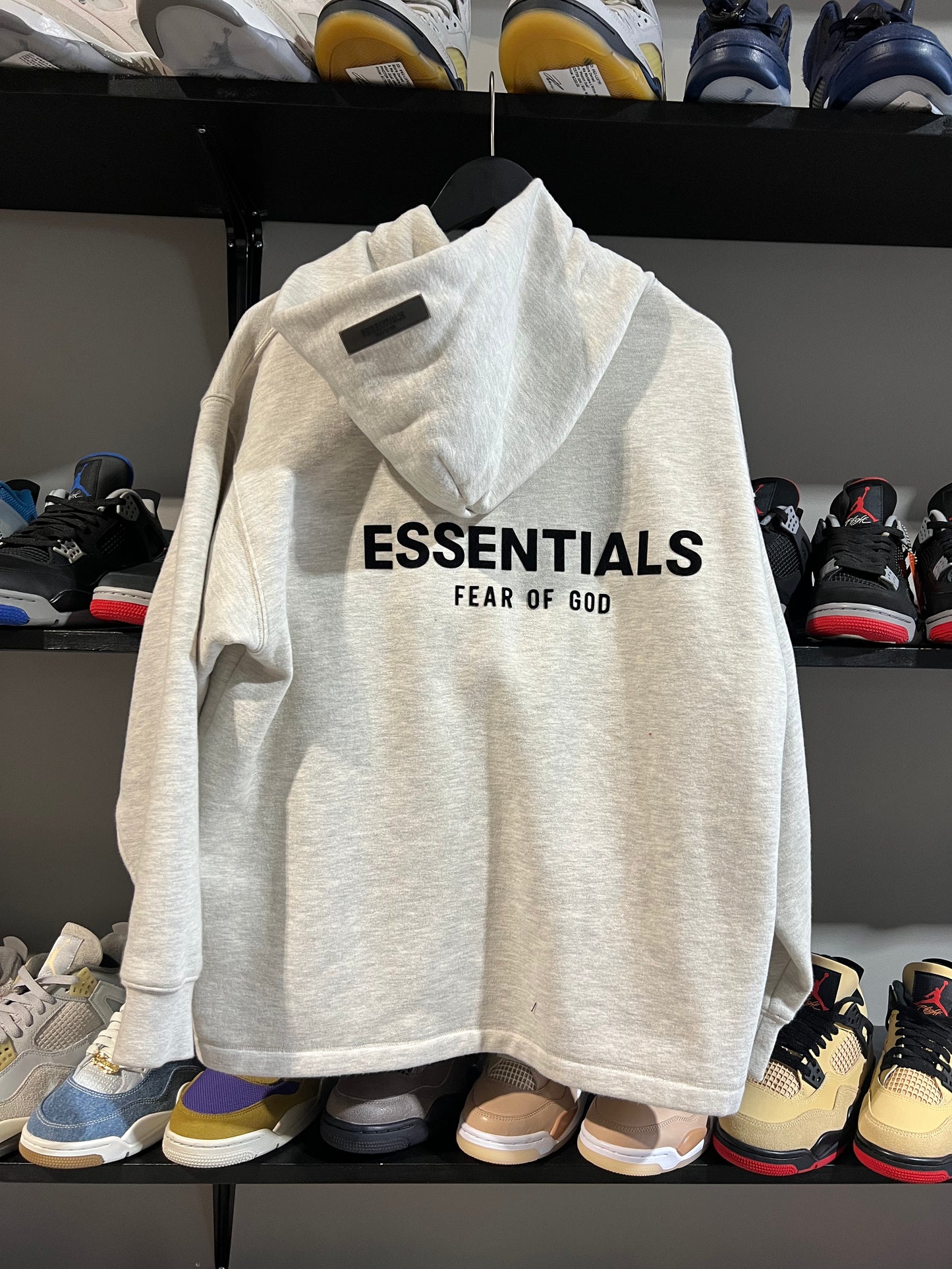 fog essentials hood light oatmeal seamless sz XS