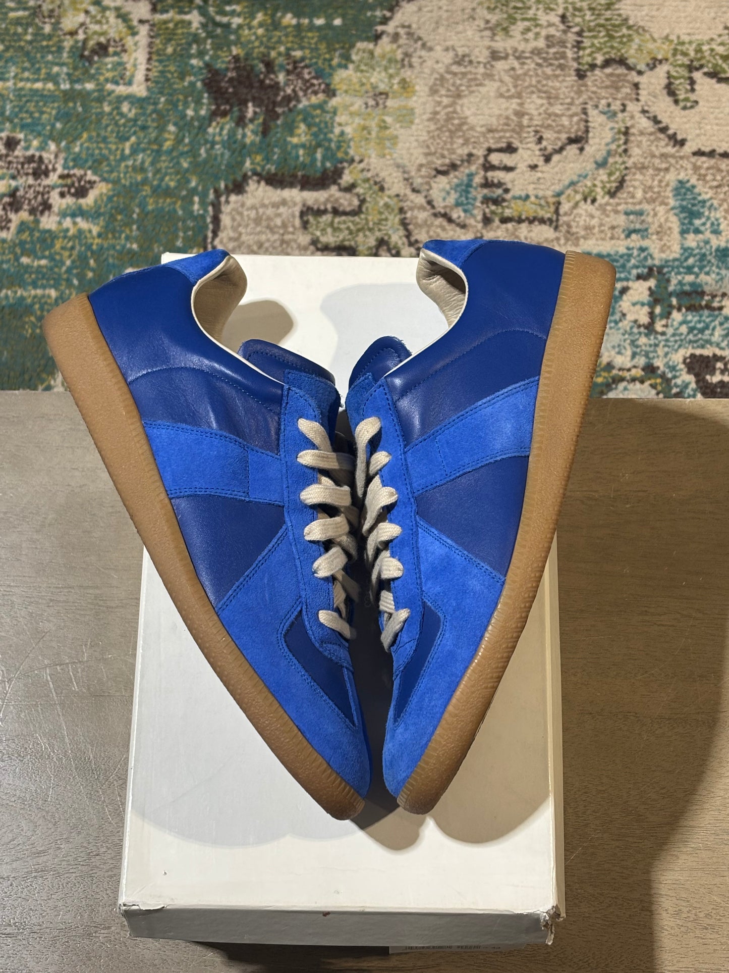 Maison Margiela Gats Blue/Gum Used Sz 10