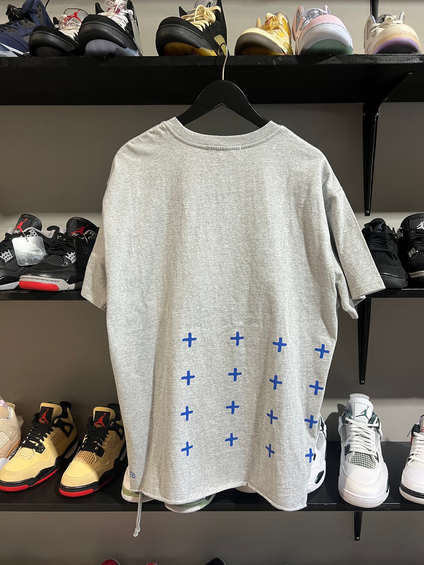 ksubi wrong place at the wrong time tee grey sz M