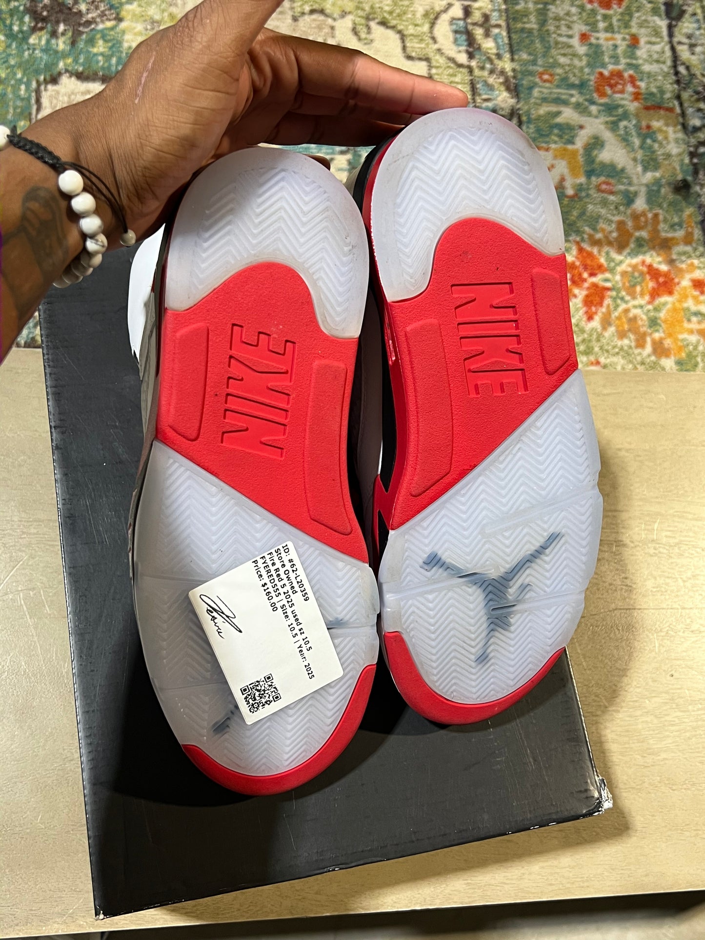 Fire Red 5 2025 used sz 10.5