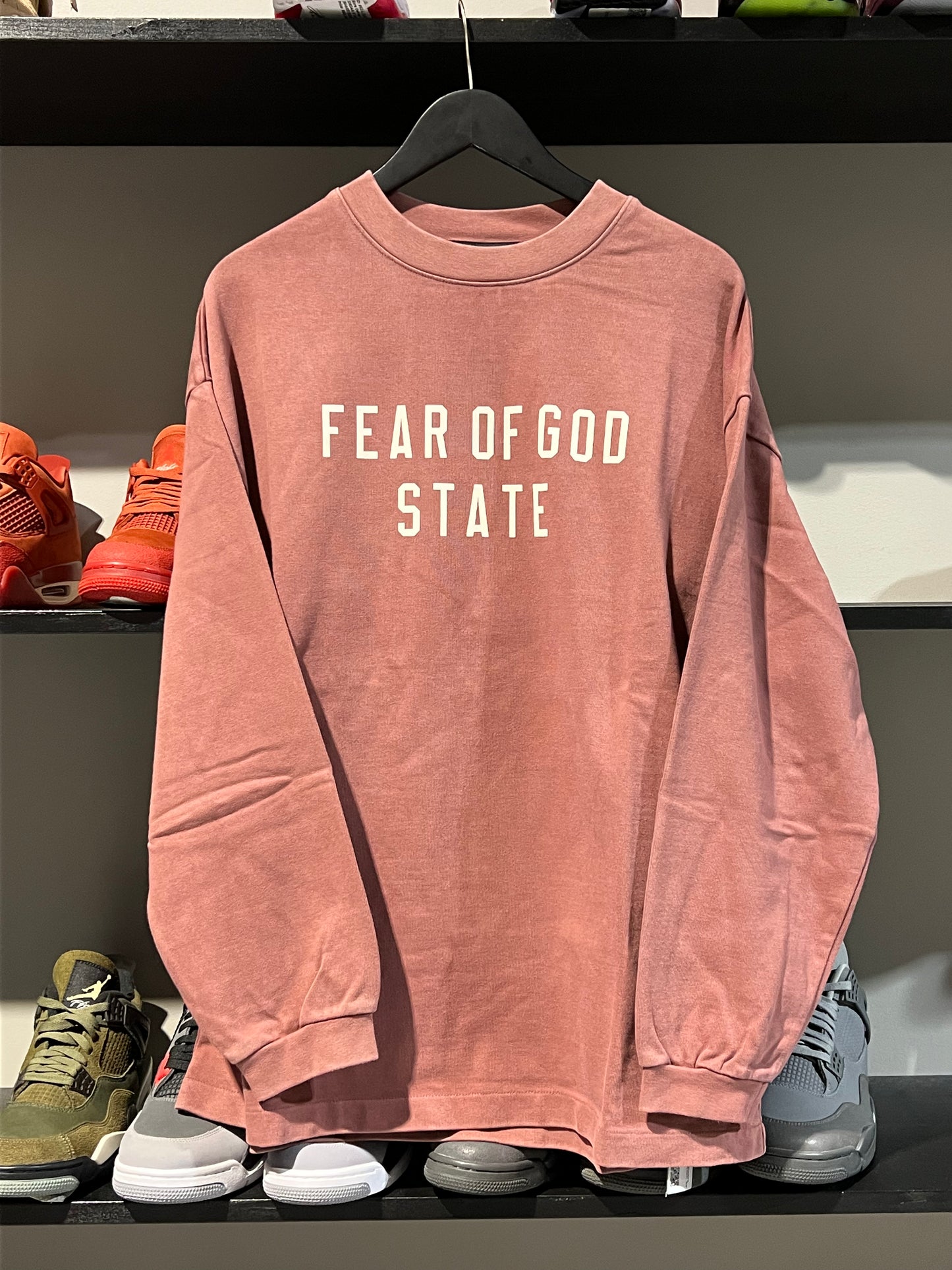 Essentials Crimson Heavy Longsleeve