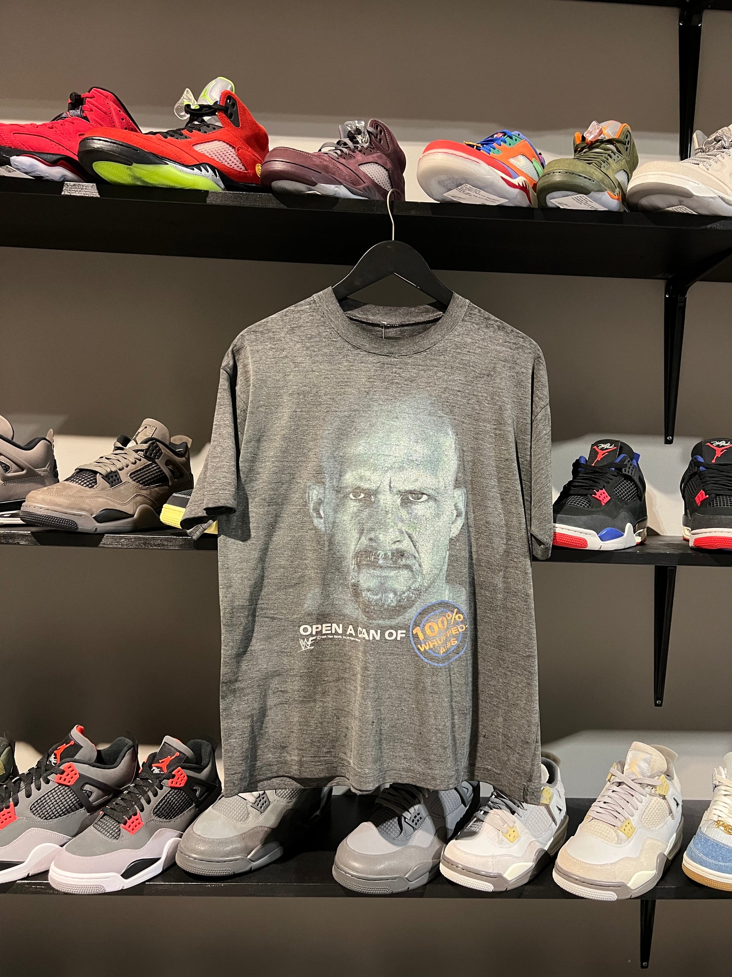 Vintage stone cold big head whoop ass tee