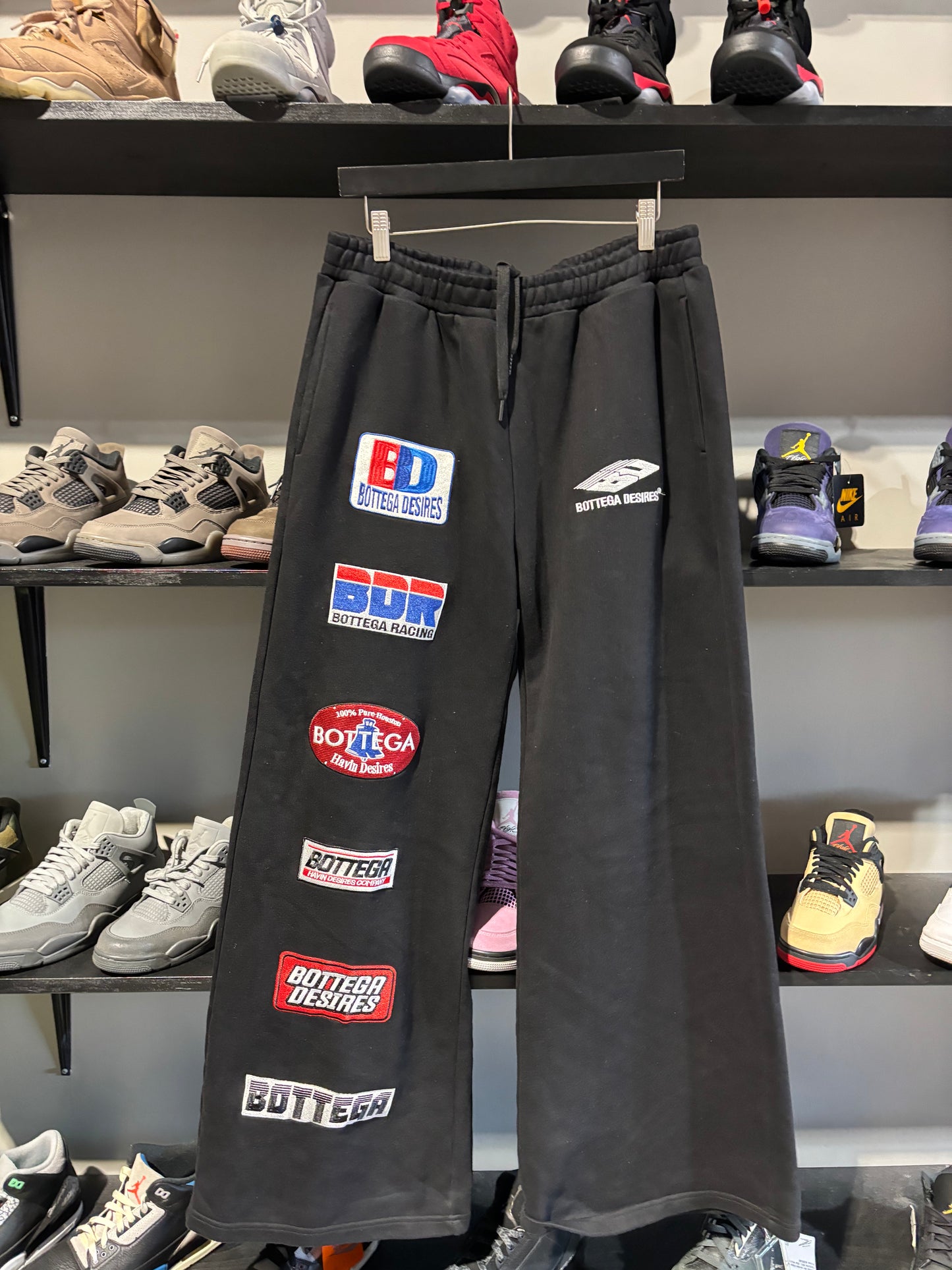 Bottega Desires Patch Sweatpants
