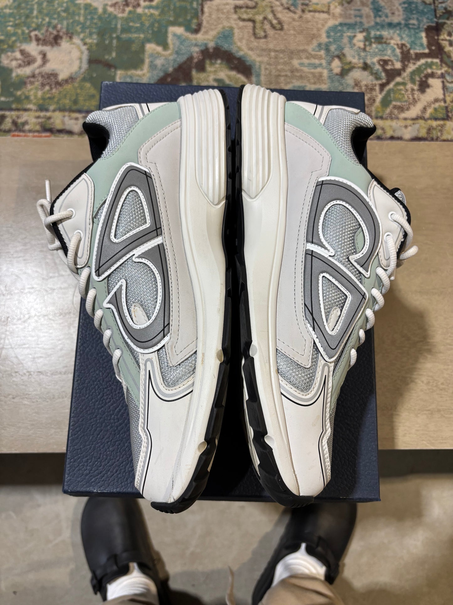 Christian Dior B30 Mint Green/White Used 13