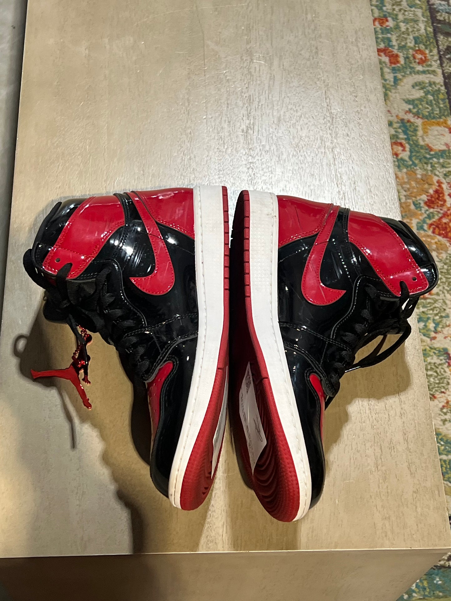 Jordan 1 Patent bred used sz 12 NB