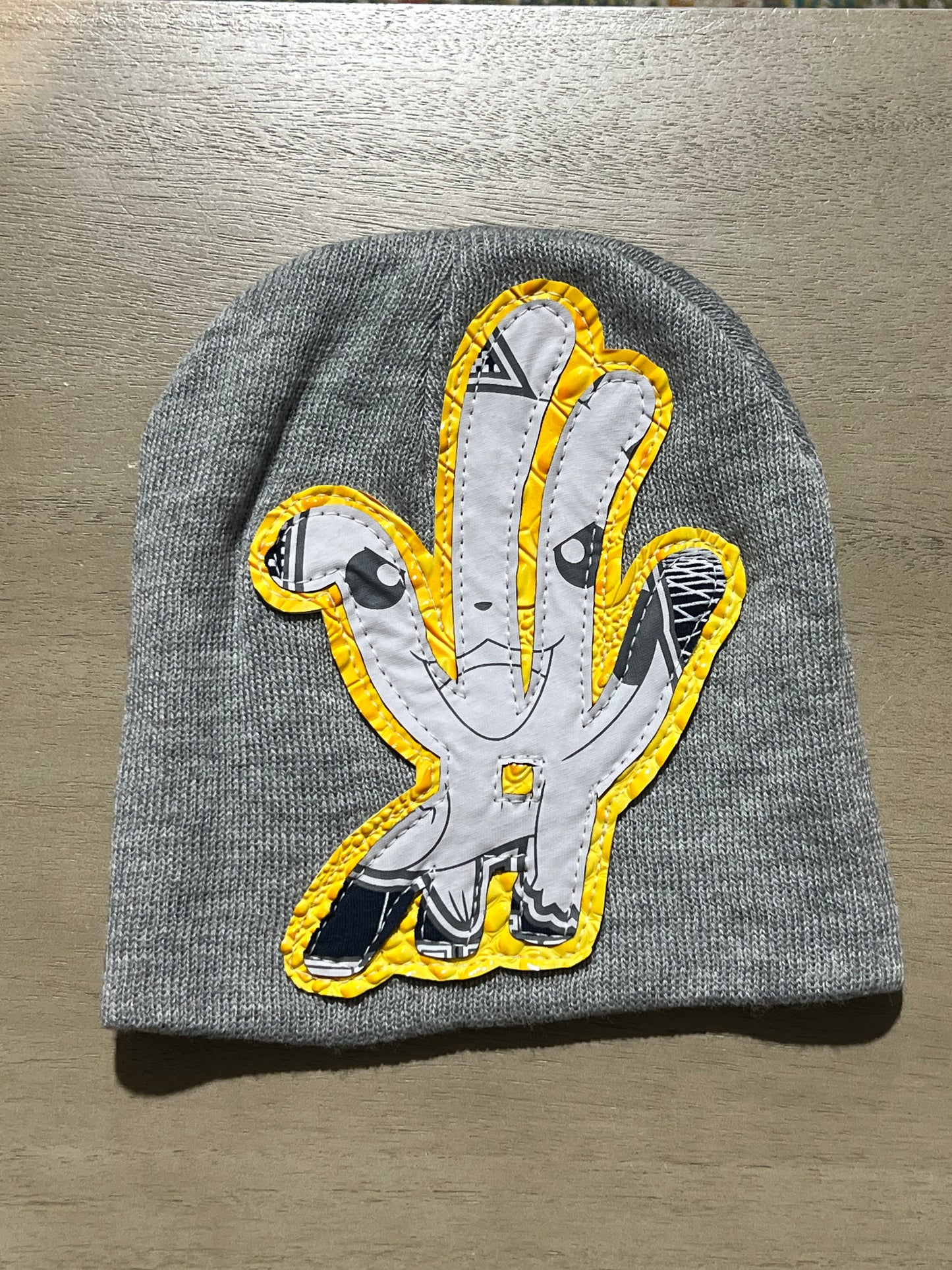 YKWYK Beanie Grey/Yellow/Anime Reg