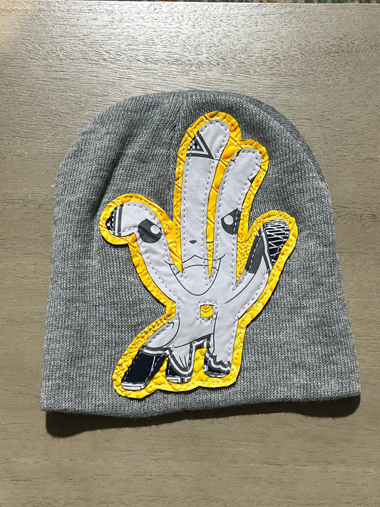 YKWYK Beanie Grey/Yellow/Anime Reg