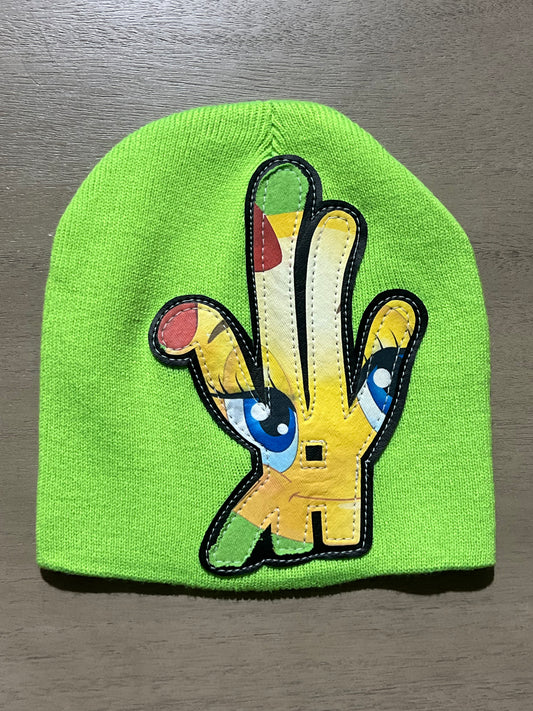 YKWYK Beanie green/eye reg