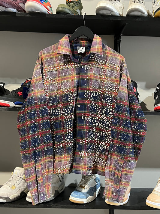 Vale Purple Fever Flannel