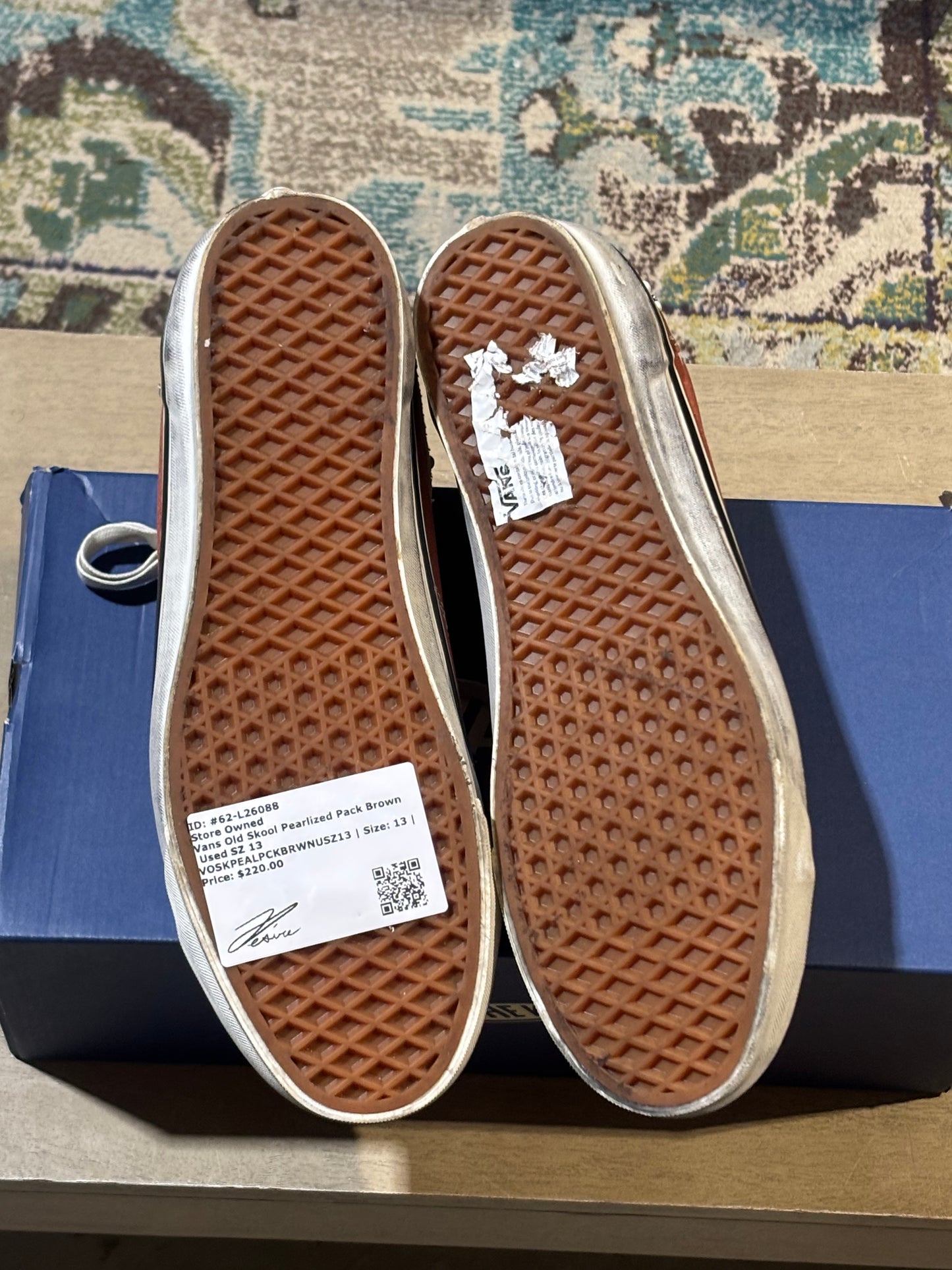 Vans Old Skool Pearlized Pack Brown Used SZ 13