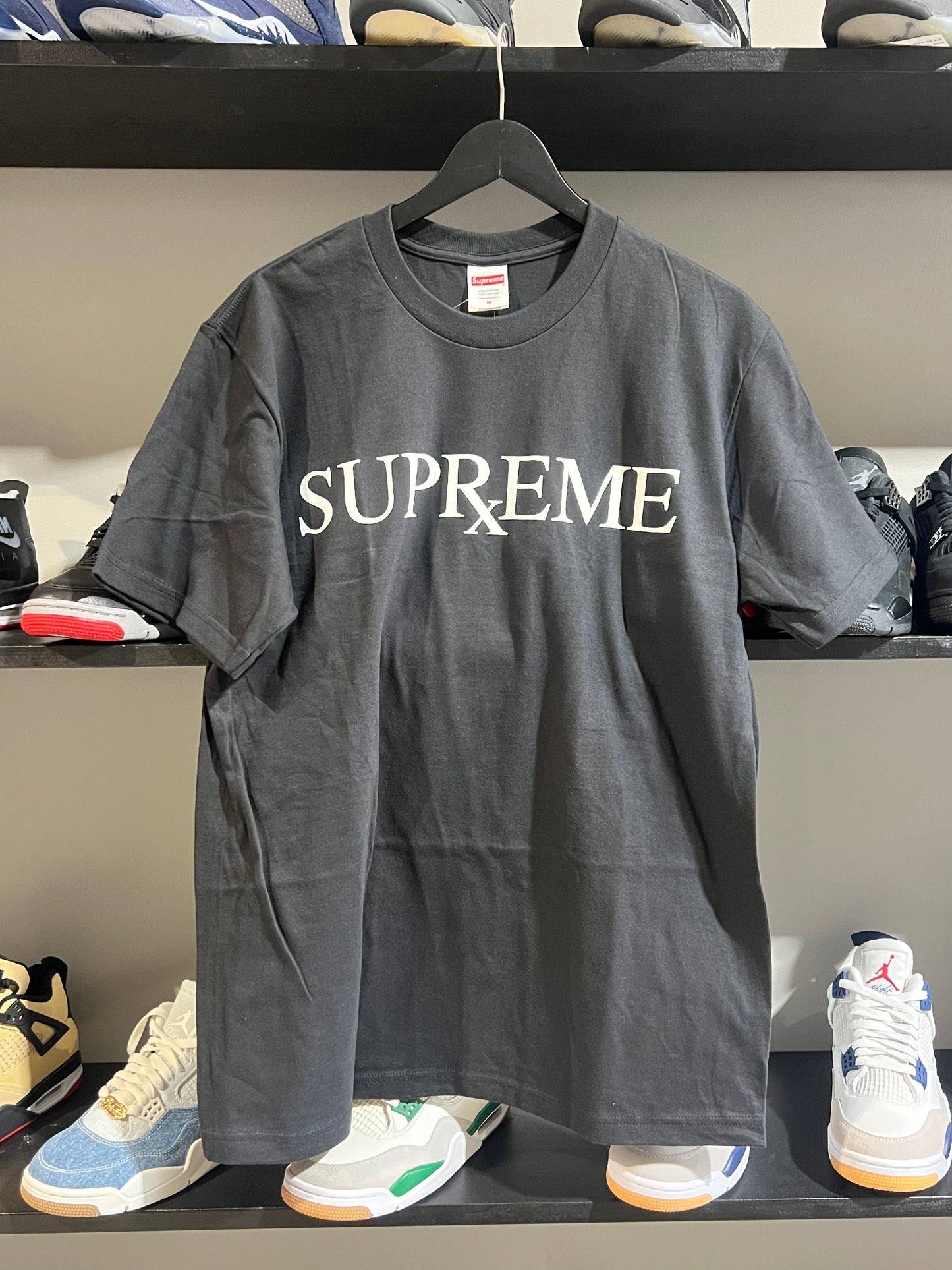 Supreme rx tee black/white
