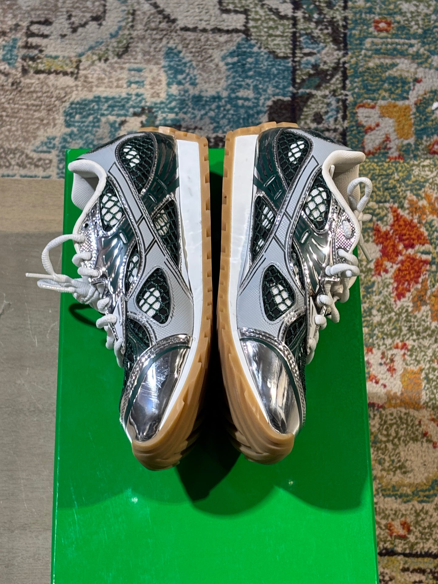 Bottega Orbit Sneaker Emerald Used SZ 6