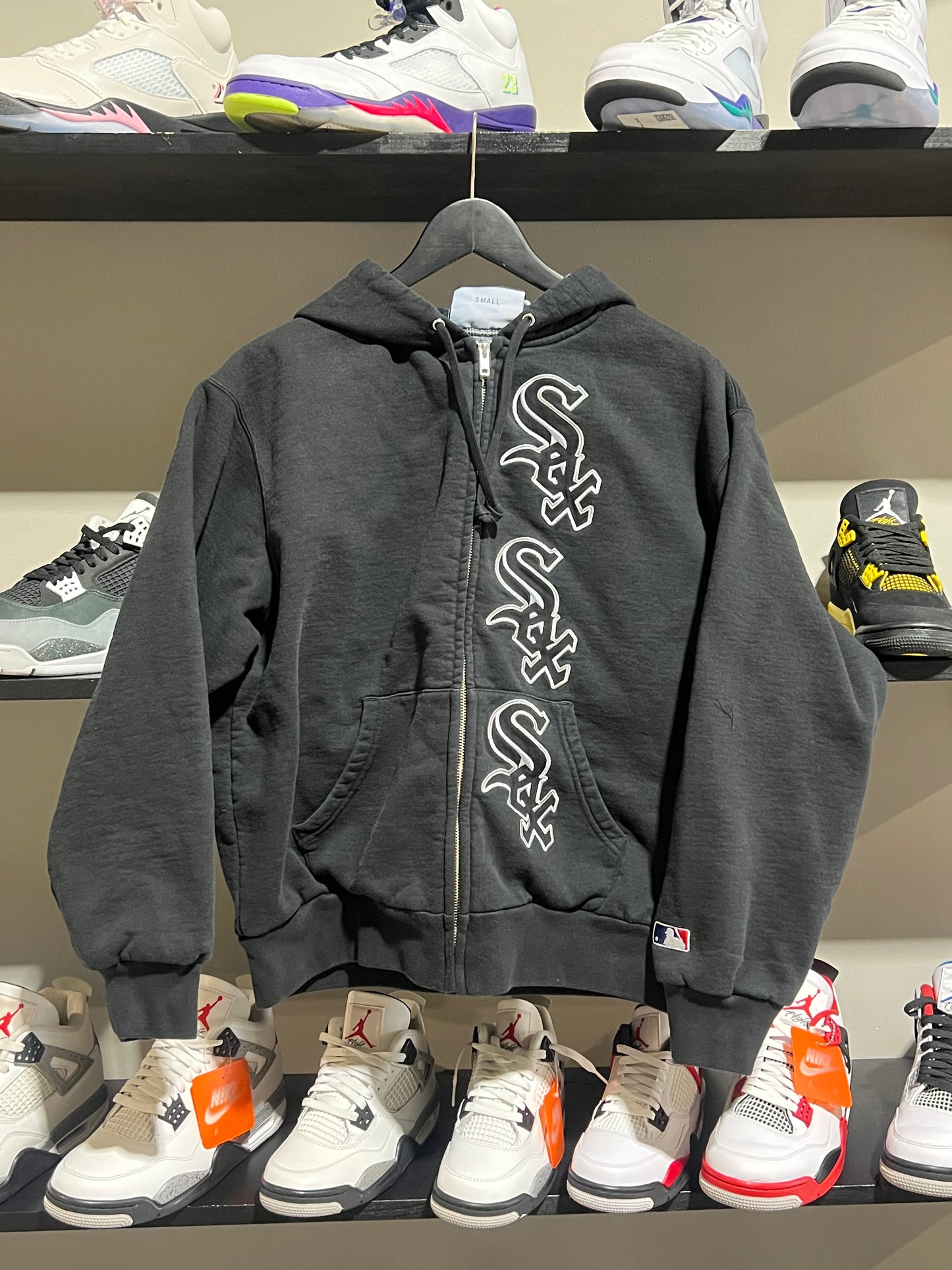 Supreme White Sox Zip Up Jacket