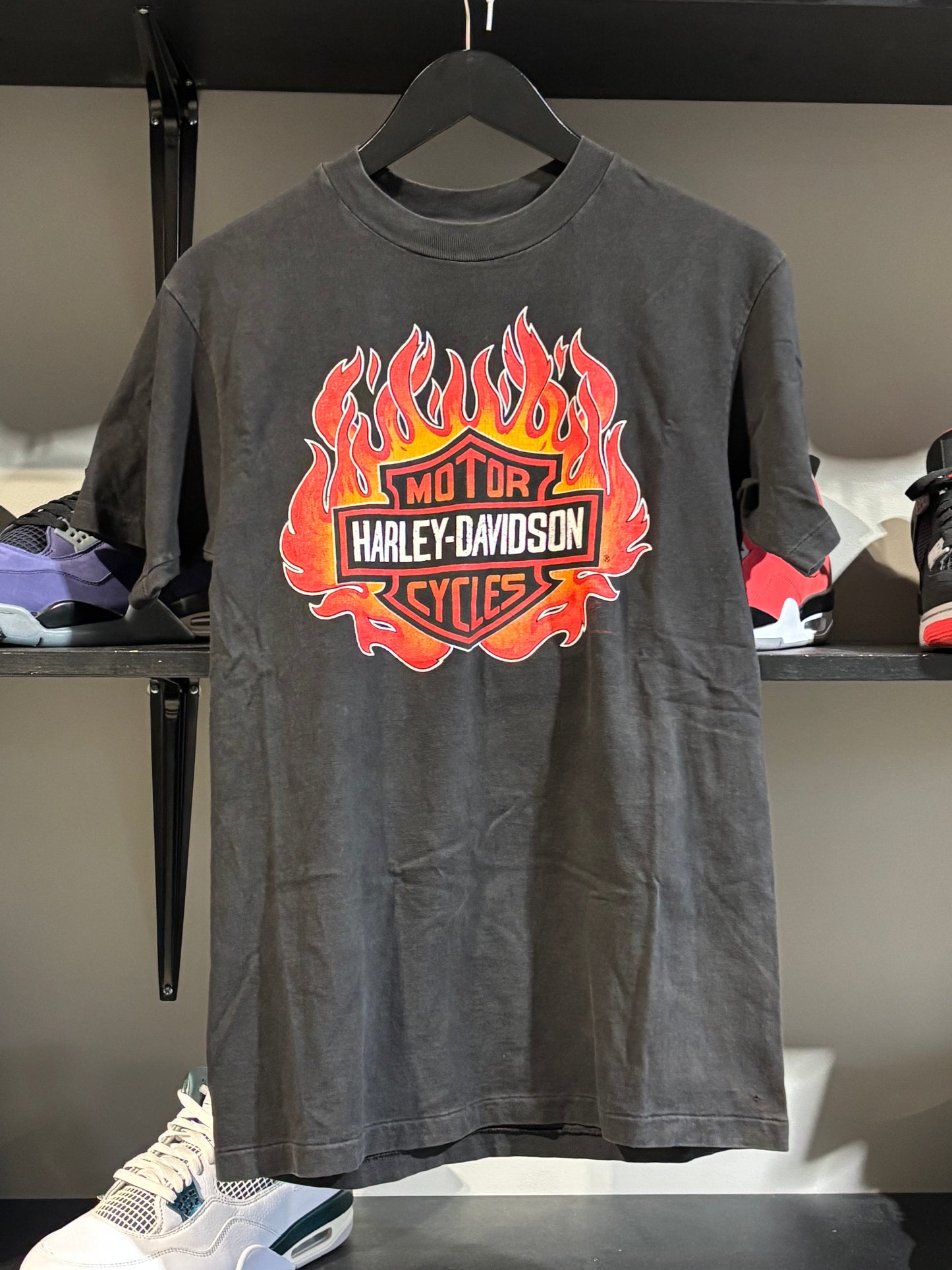 Vintage Harley Davidson Flame Tee Sz M