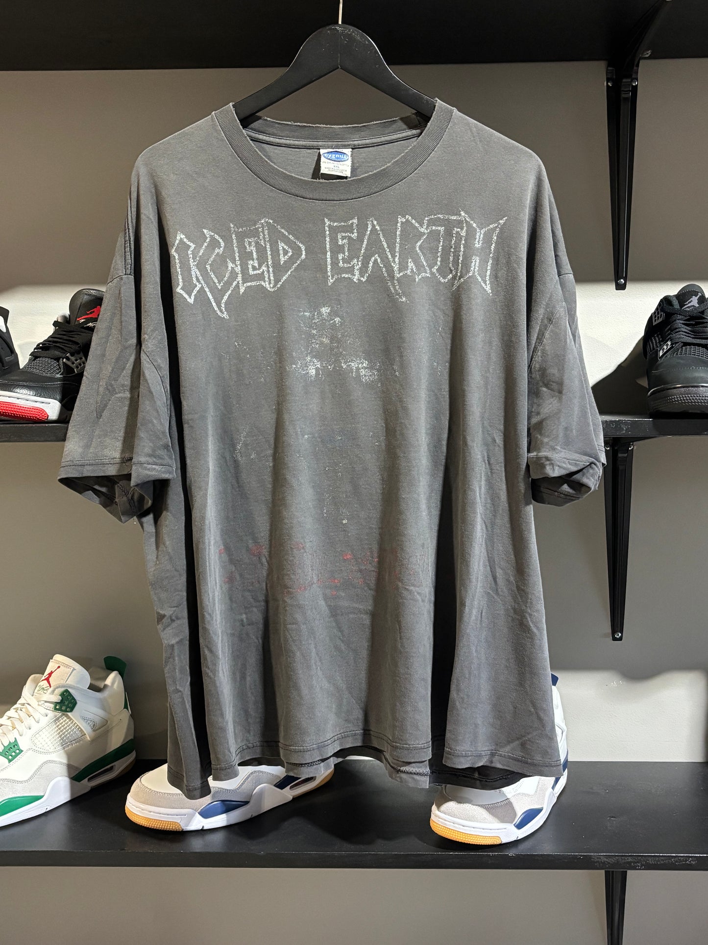 Vintage Iced Earth Faded Tee SZ XXL