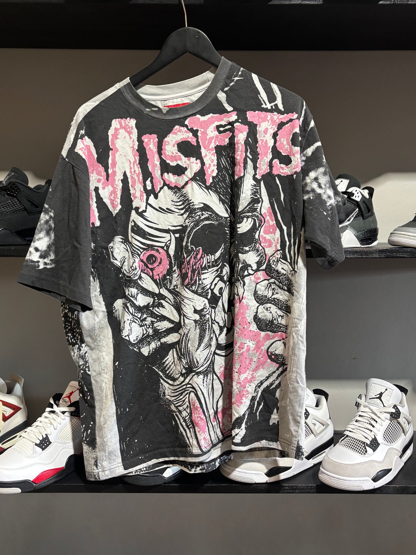 Misfits x Supreme Pink/Grey Tee