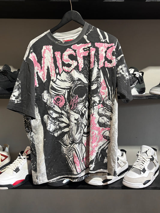 Misfits x Supreme Pink/Grey Tee