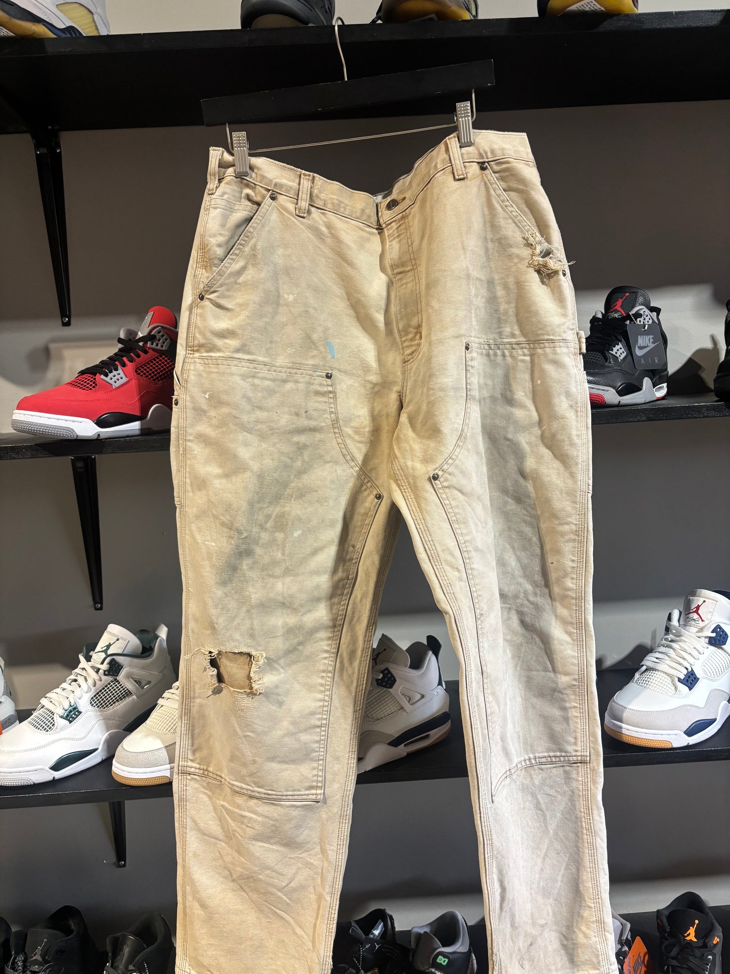 vintage Carhartt double knee light brown