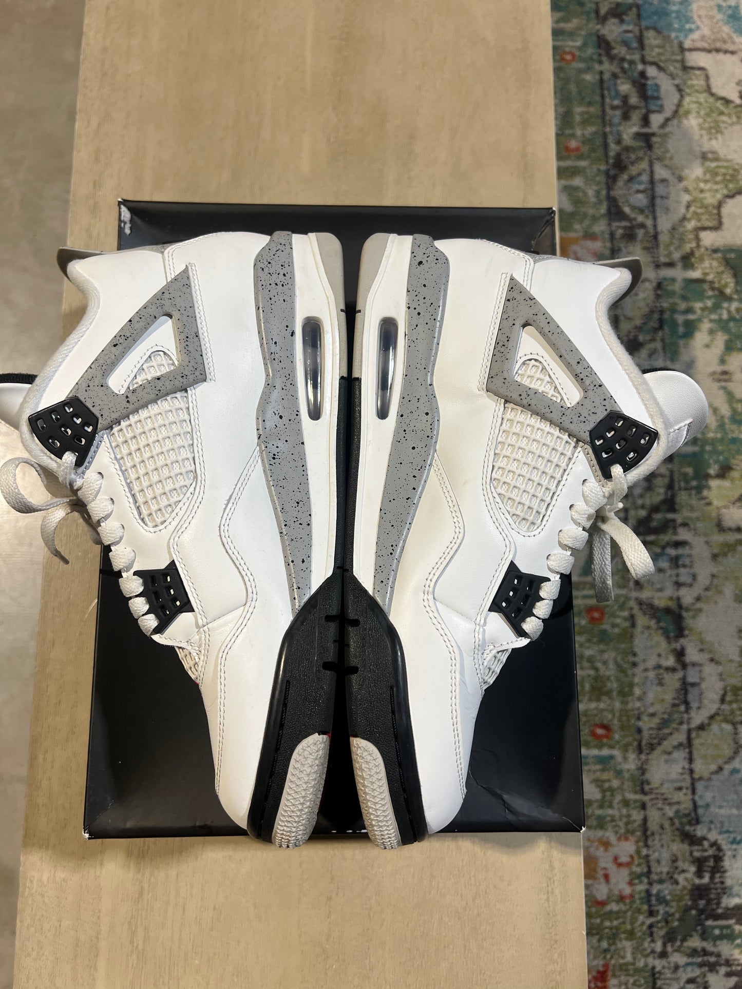 Jordan 4 White Cement Used Sz 10