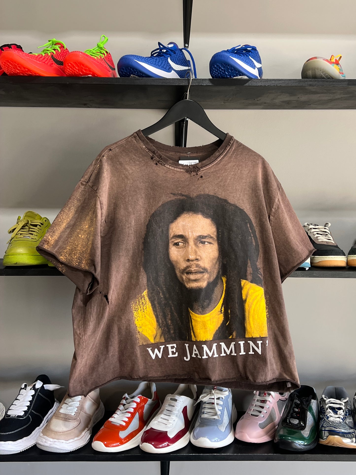 Gv Gallery Bob Marley Tee Brown Sz L