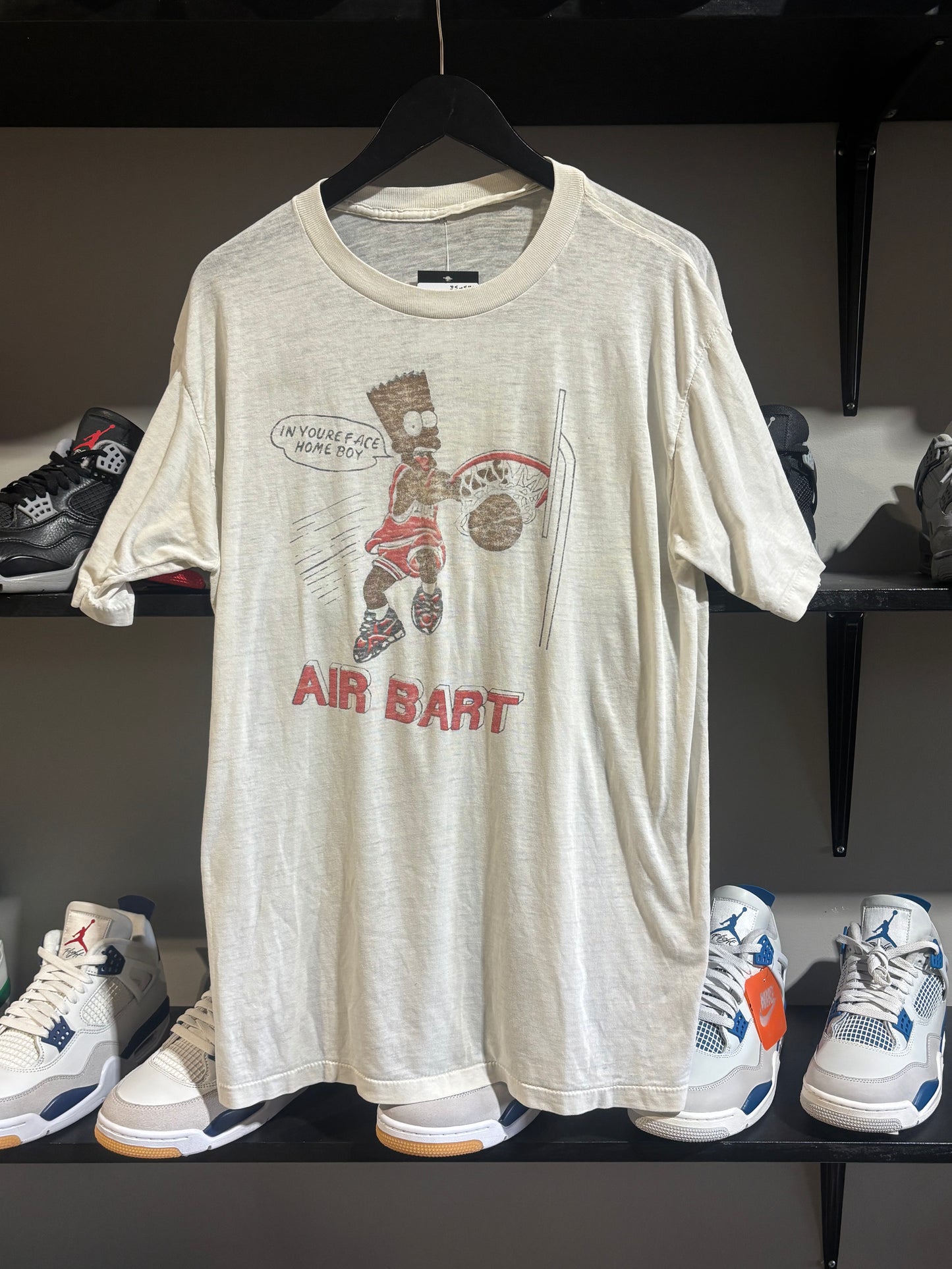 Vintage Air Bart Bart Simpson White Tee