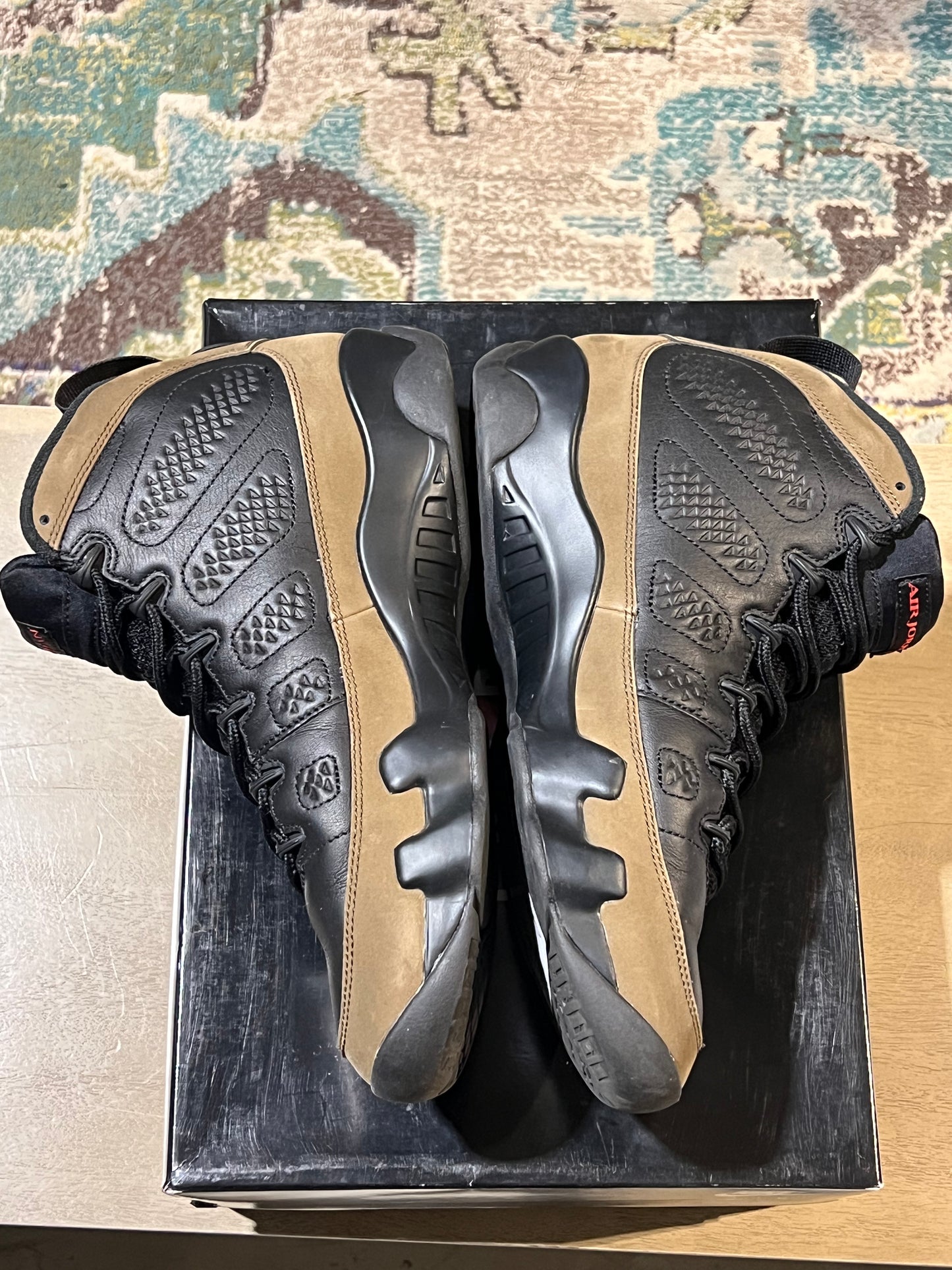Jordan 9 Olive Used Sz 10