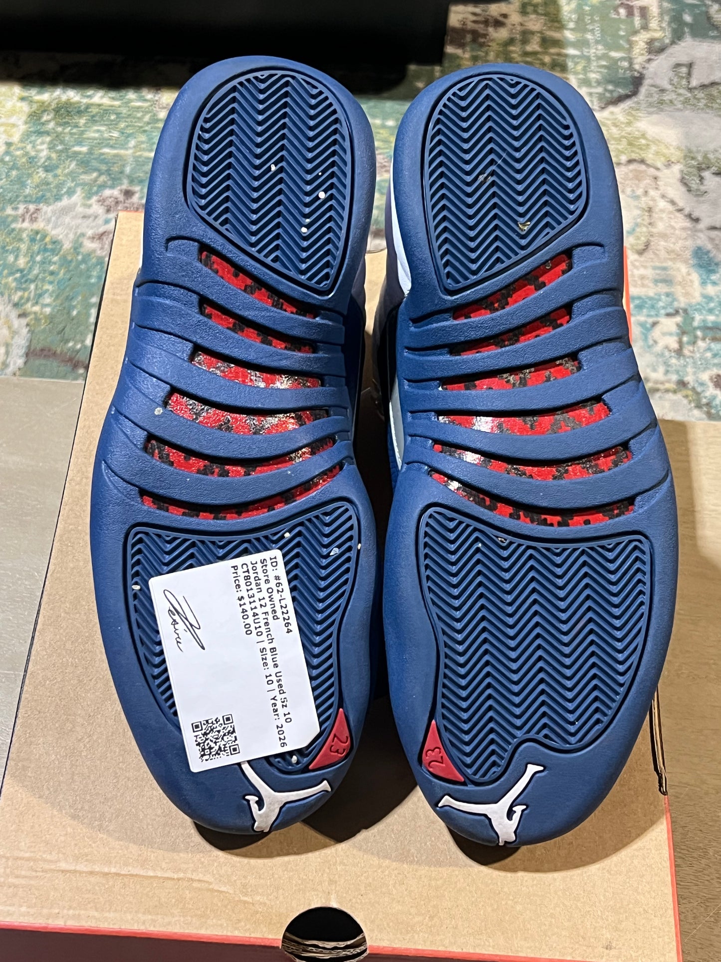 Jordan 12 French Blue Used Sz 10