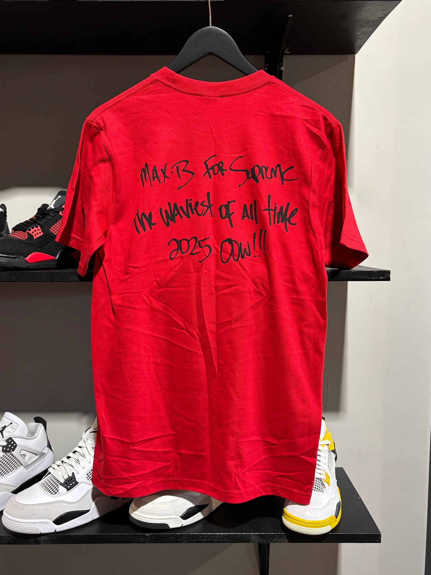 Supreme Max B Tee Red