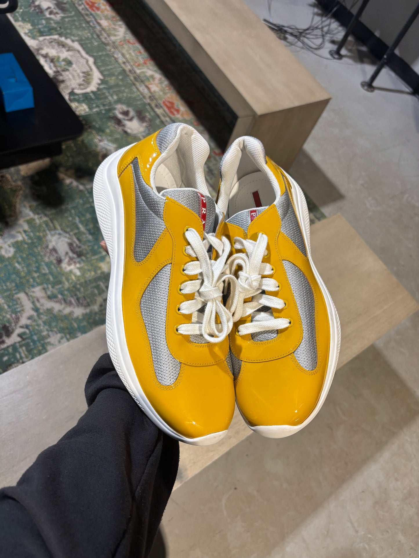 Prada Americas Cup Yellow Used Sz 12