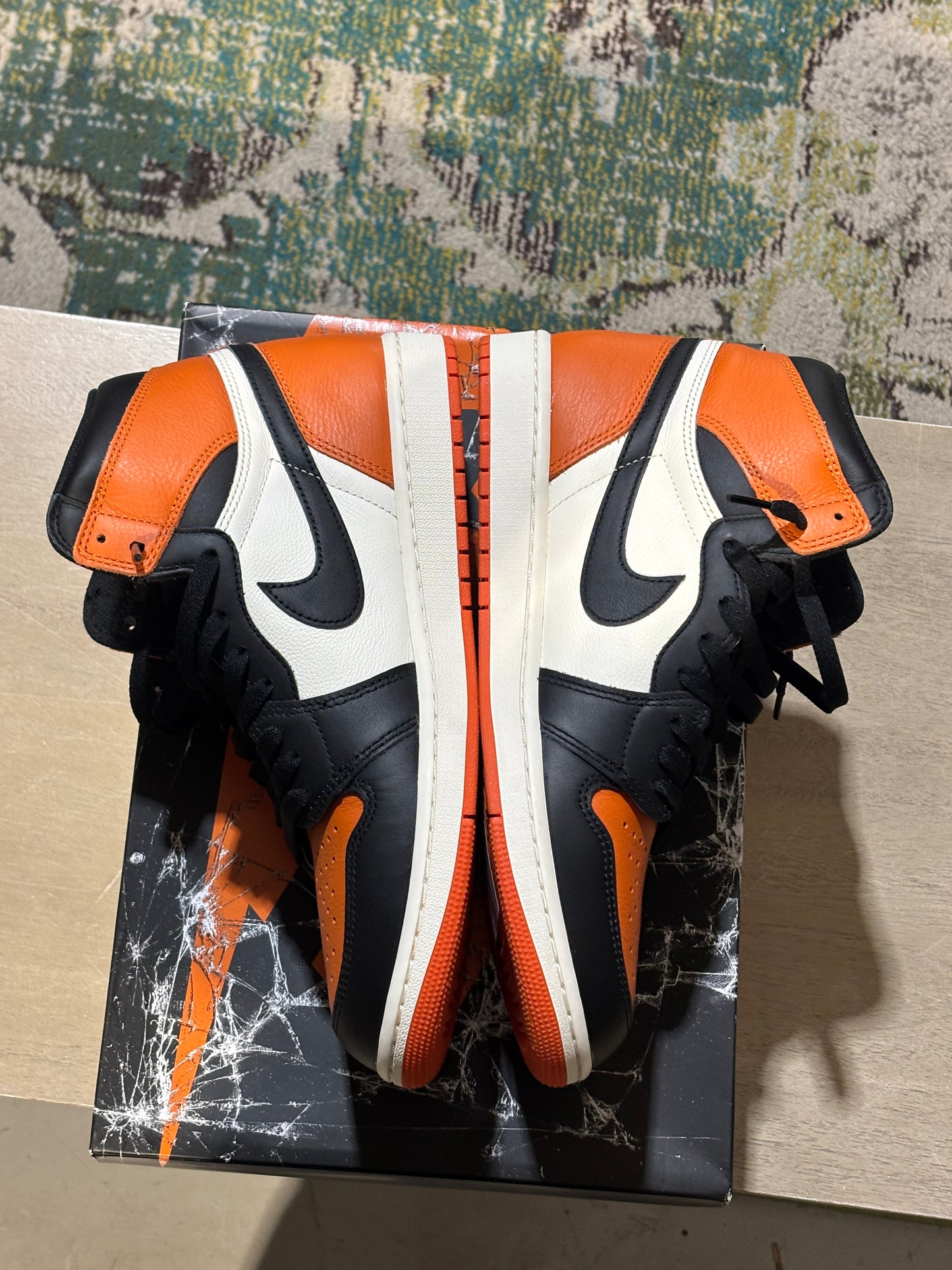Jordan 1 Shattered Backboard Used Sz 11.5