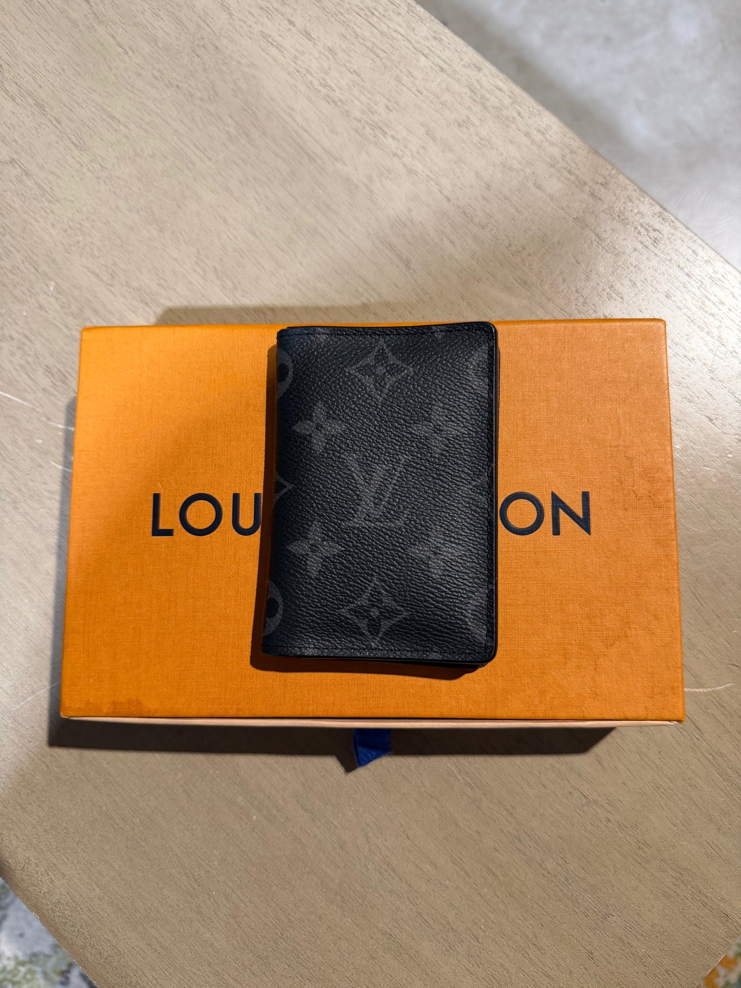 LV Black Monogram Card Holder