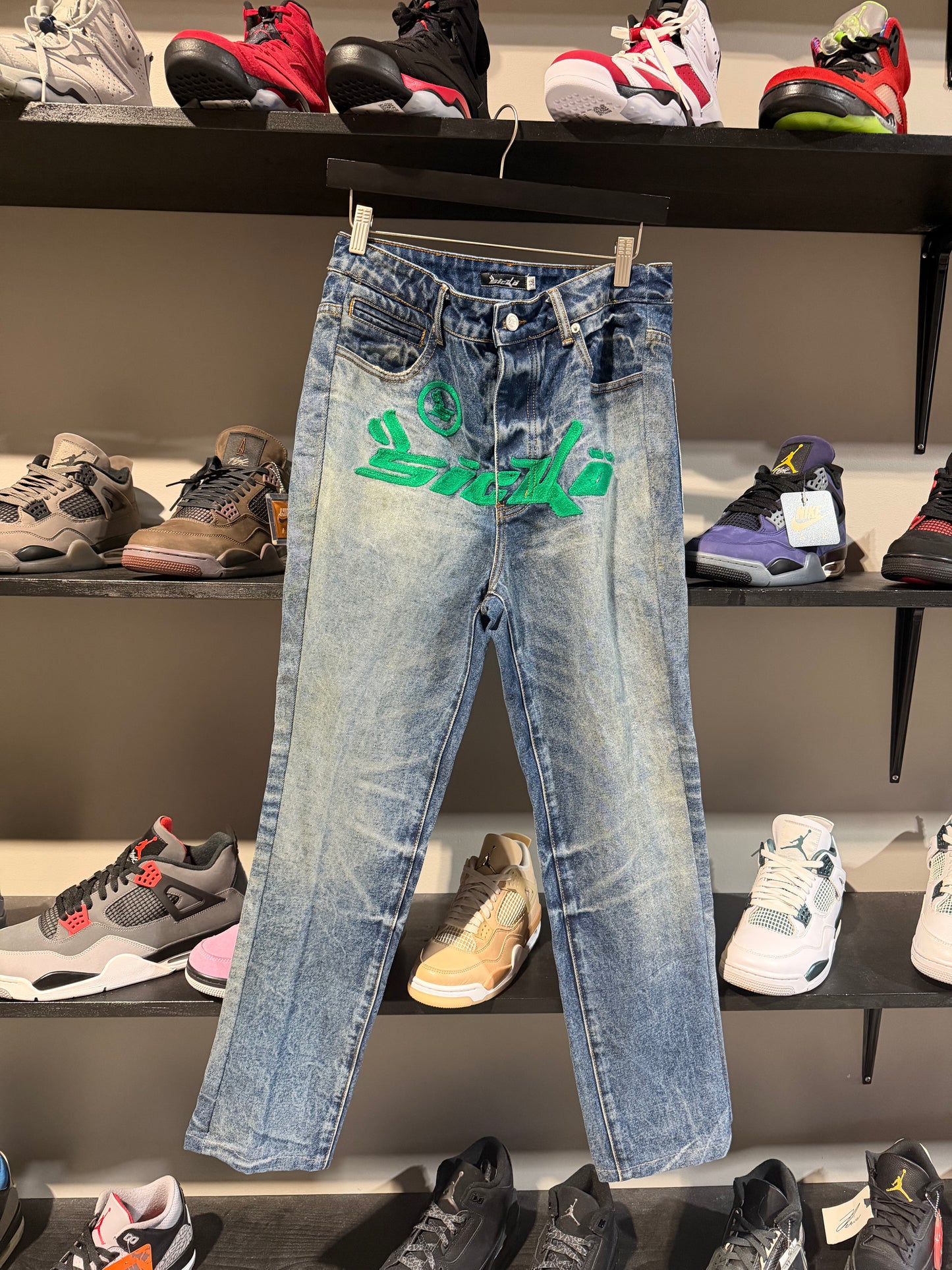 Sicko Geen/Indigo Denim Size 32