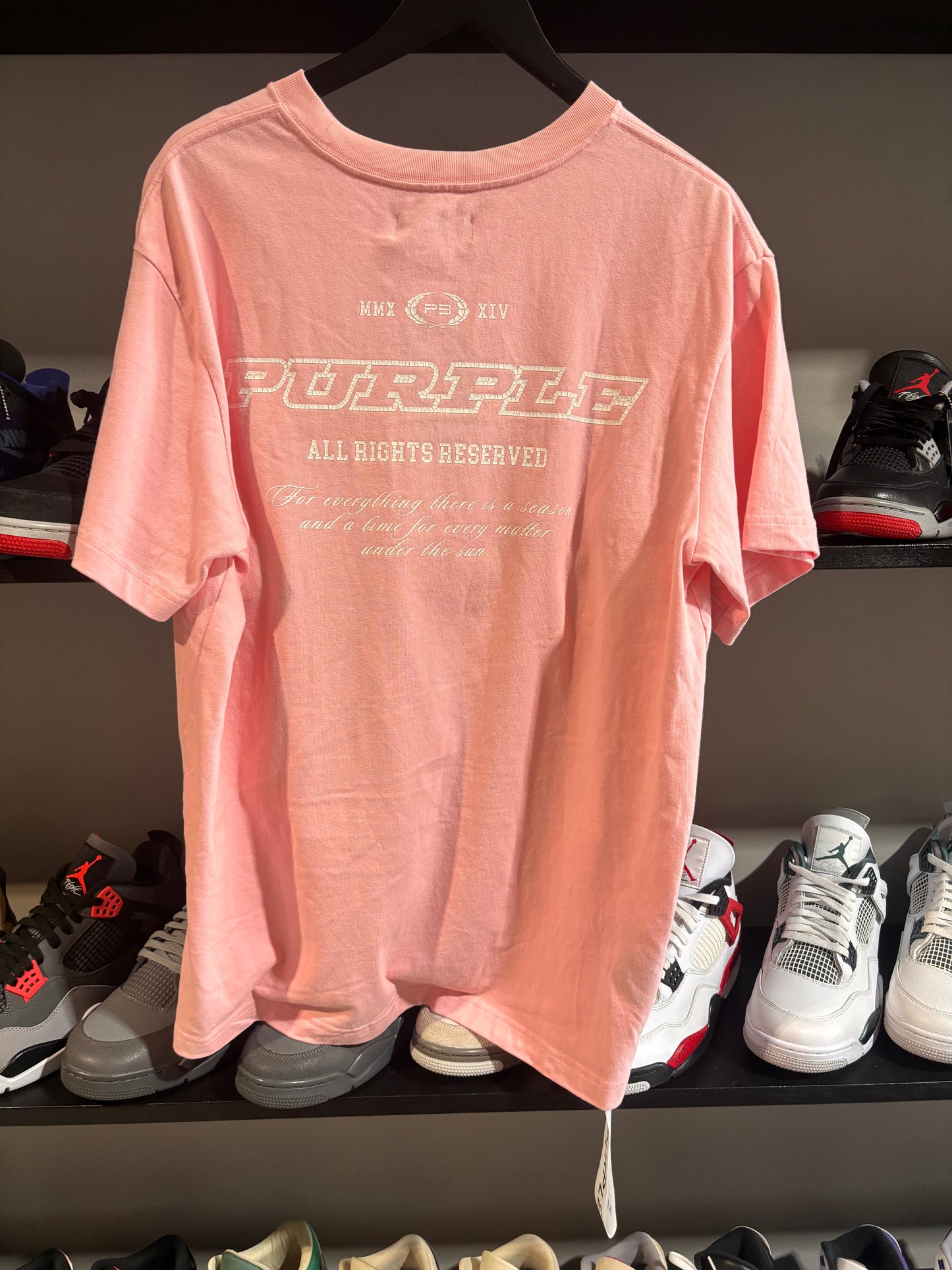 Purple Brand Pink Tee